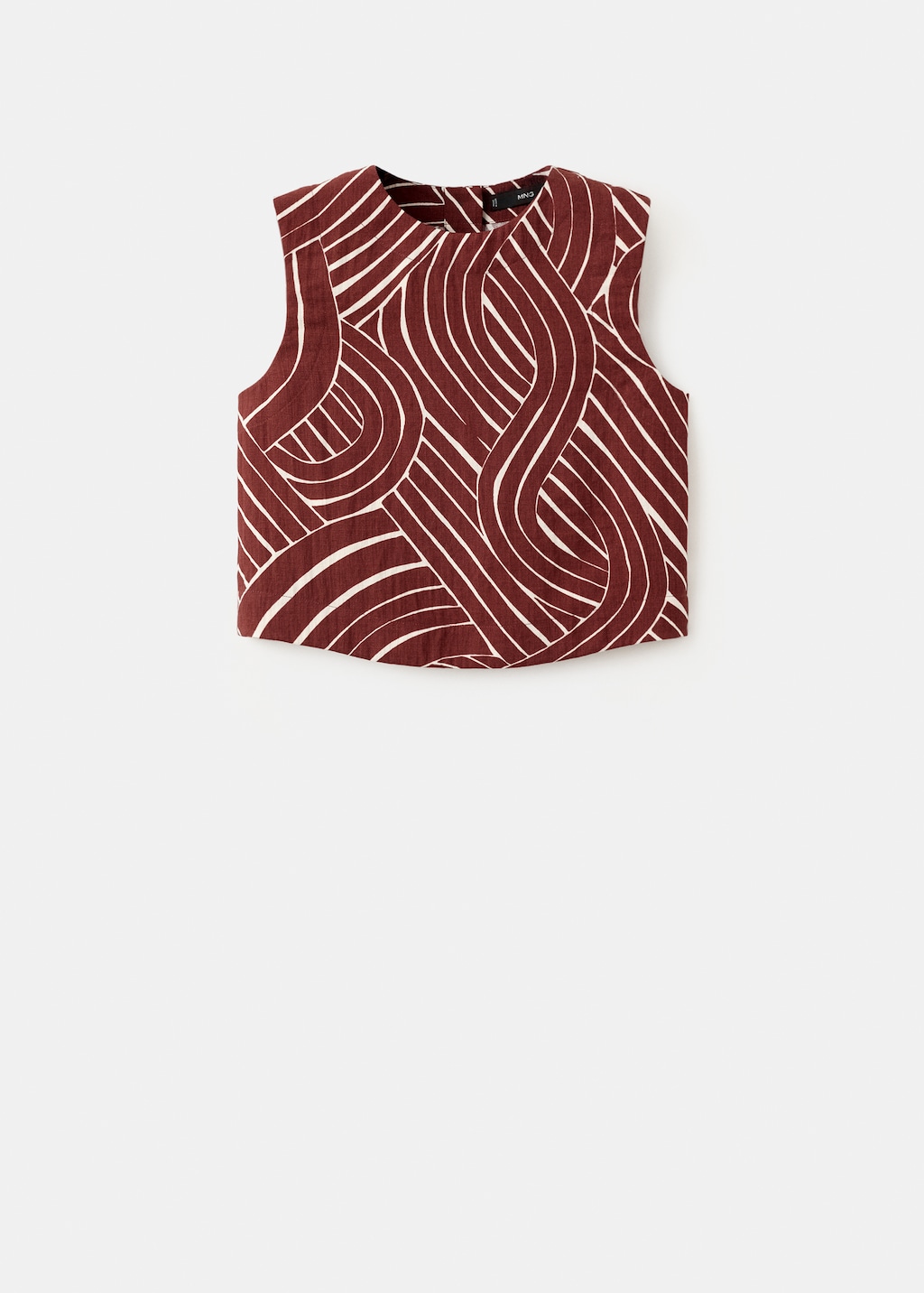 Geometric print top - image 4