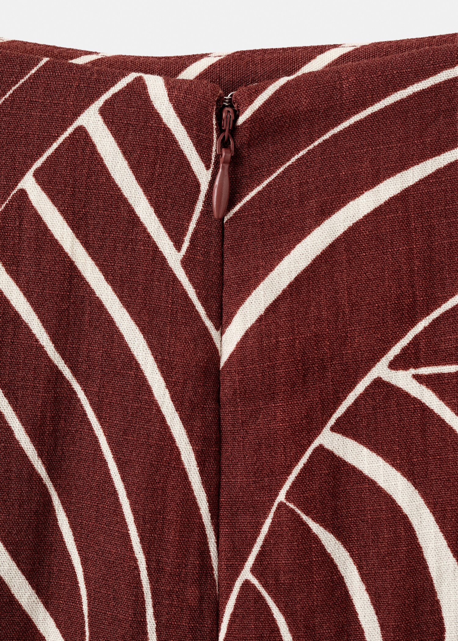 A-line skirt with geometric pattern - Details of the article 0