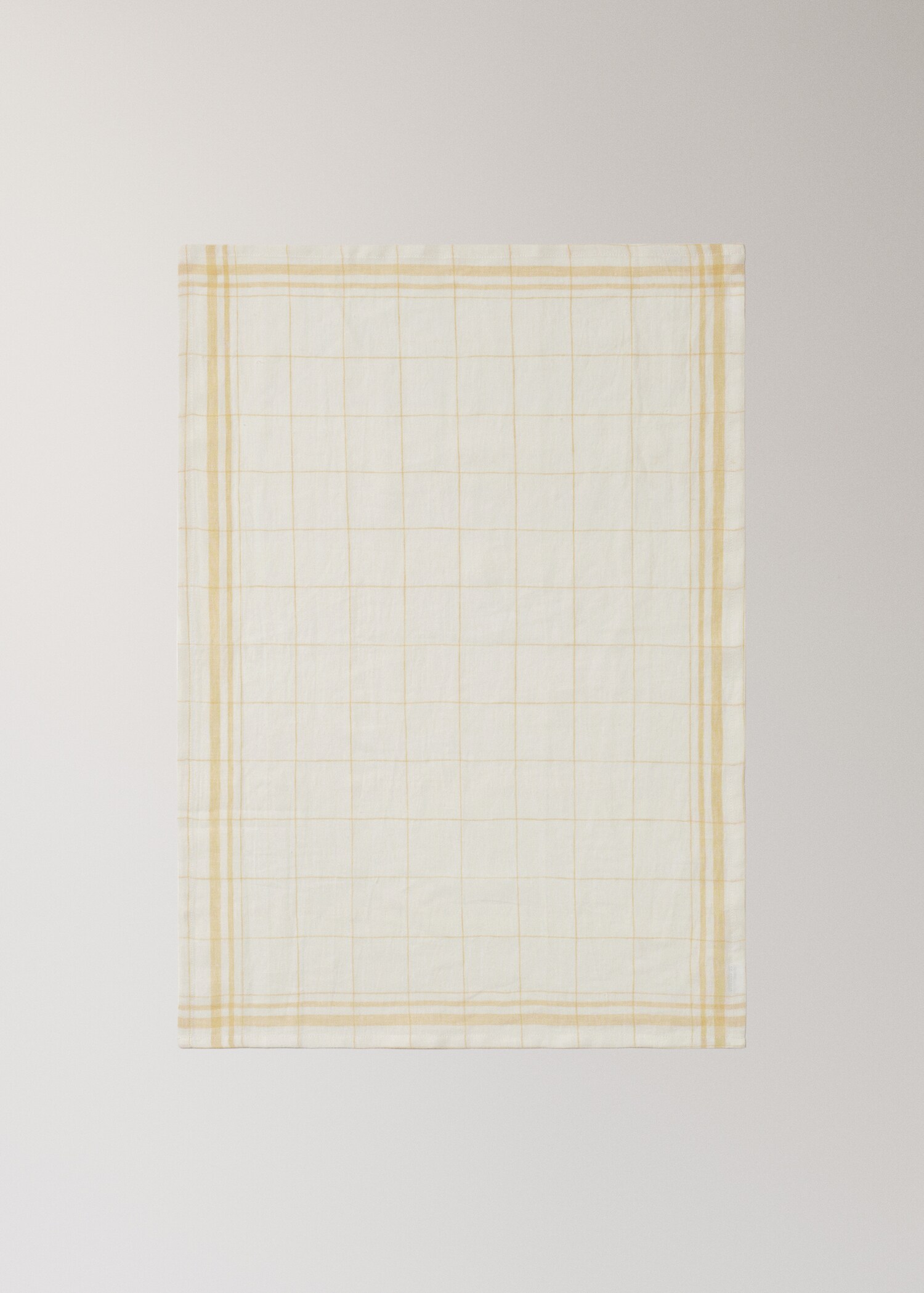 Πετσέτα κουζίνας 100% λινό καρό - Λεπτομέρεια του προϊόντος 1