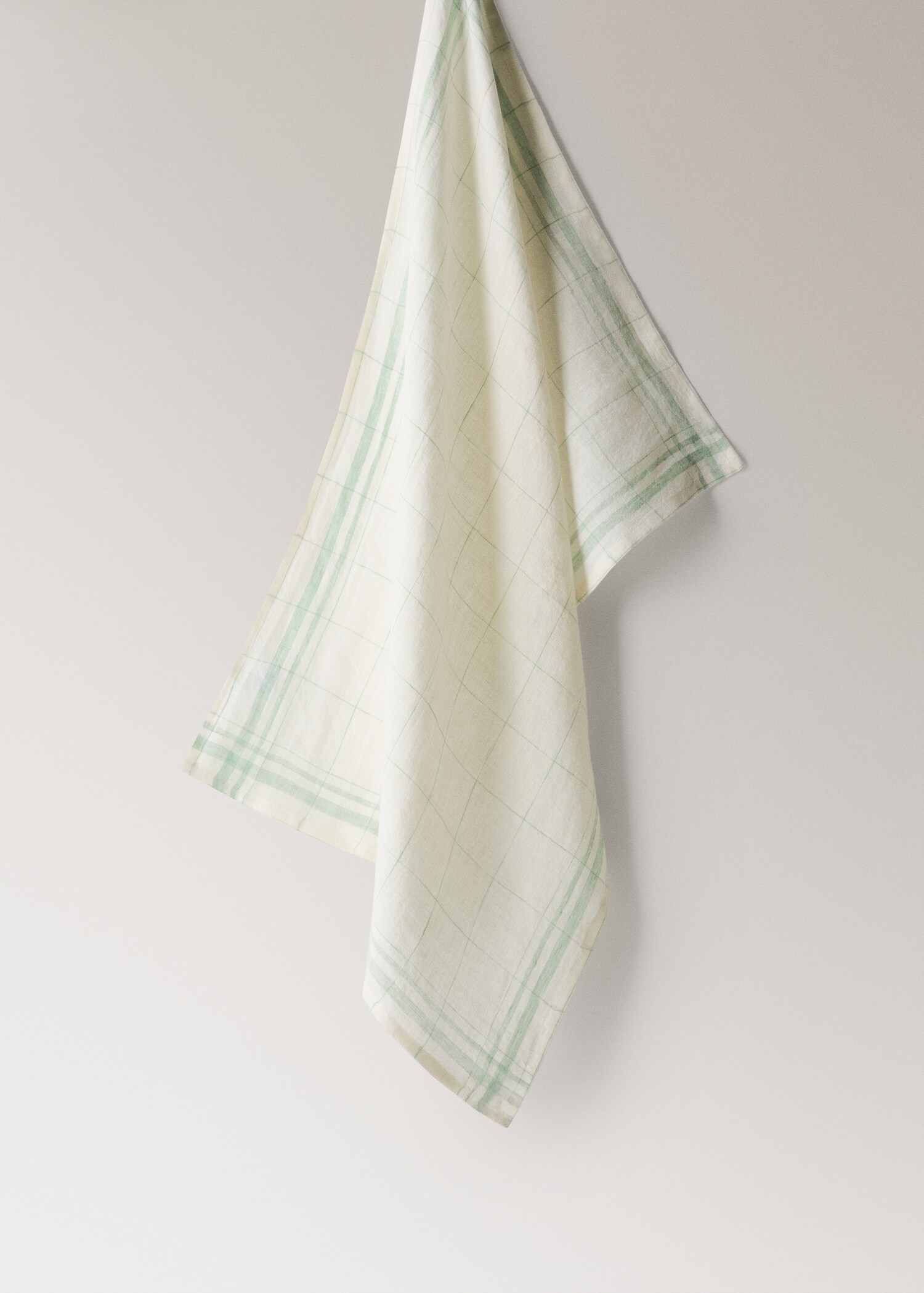 Πετσέτα κουζίνας 100% λινό καρό - Προϊόν χωρίς μοντέλο
