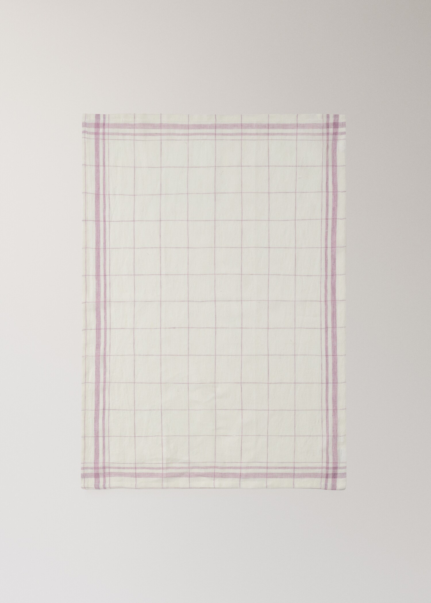 Πετσέτα κουζίνας 100% λινό καρό - Λεπτομέρεια του προϊόντος 3