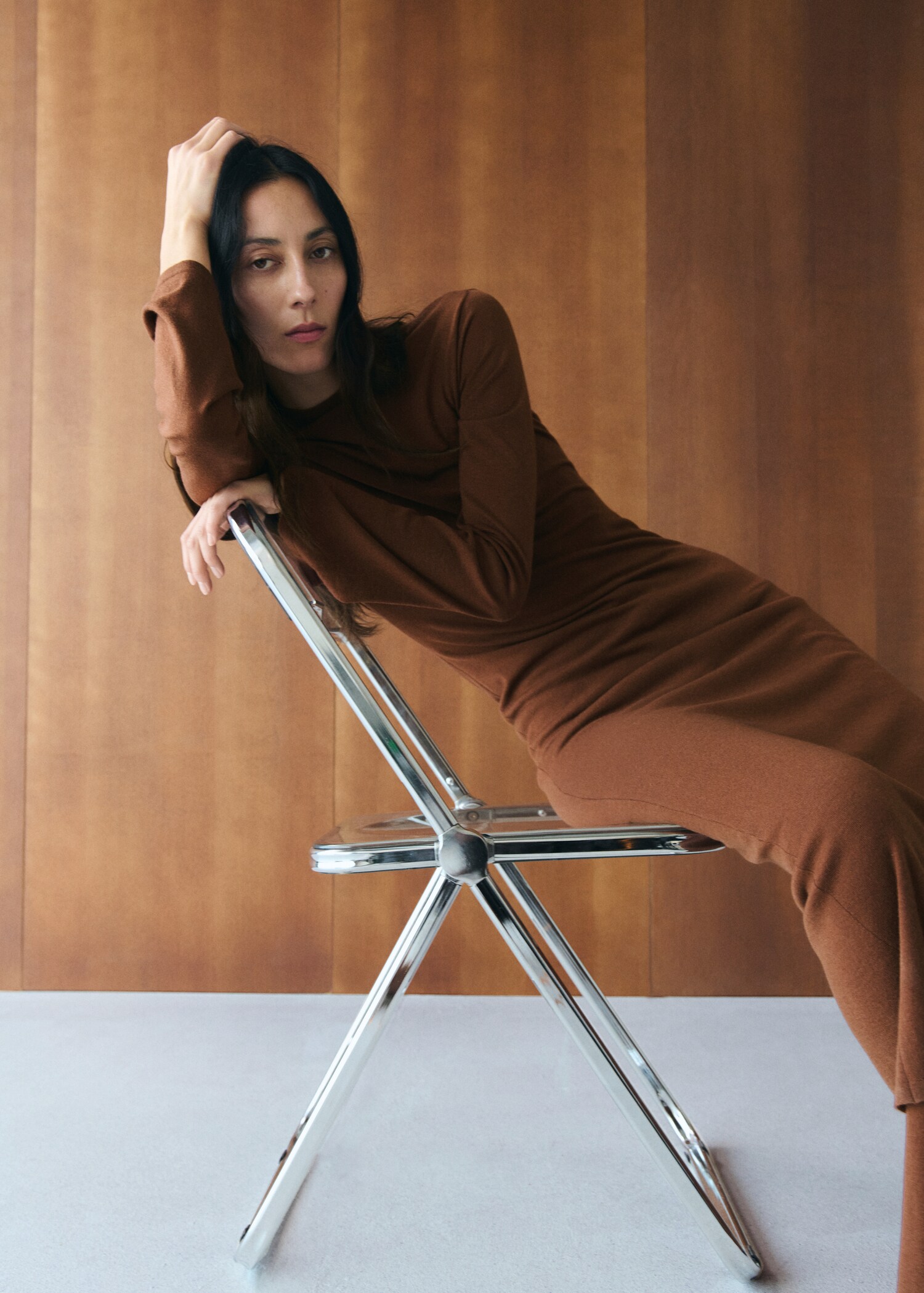 Robe en maille manches évasées - Détail de l'article 2