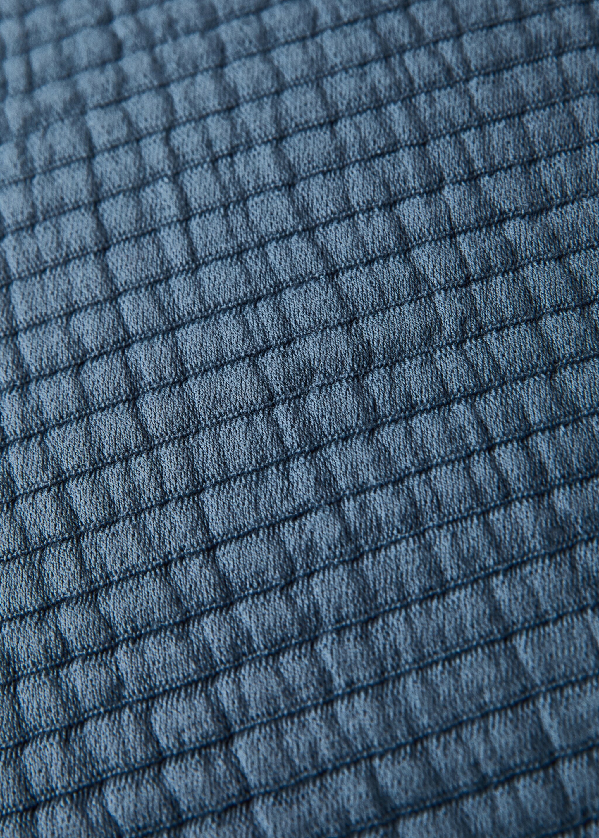 Μαξιλαροθήκη γάζα 50x50 εκ - Λεπτομέρεια του προϊόντος 3, Μπλε. Ref: 27083299-00.