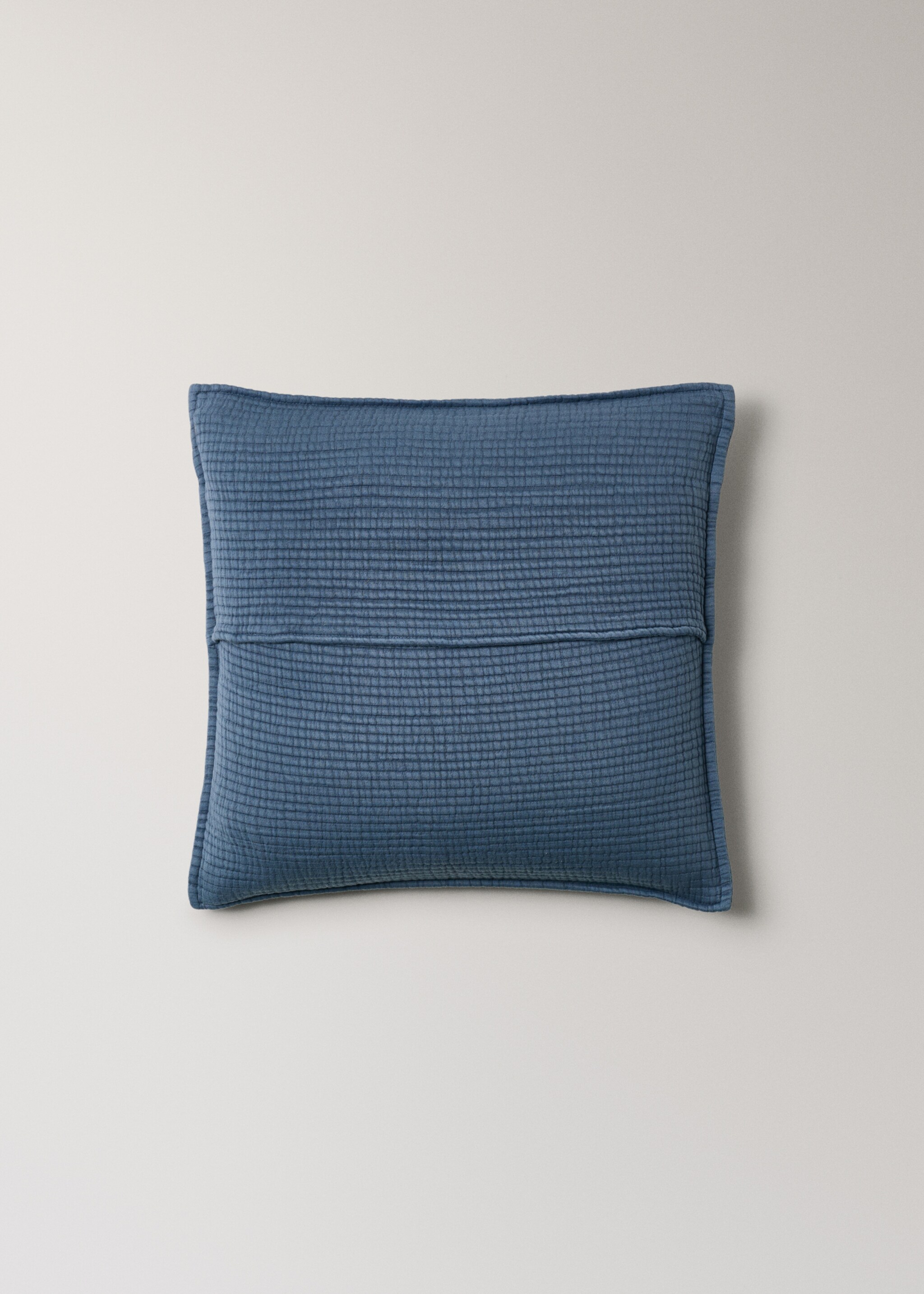Μαξιλαροθήκη γάζα 50x50 εκ - Λεπτομέρεια του προϊόντος 4, Μπλε. Ref: 27083299-00.