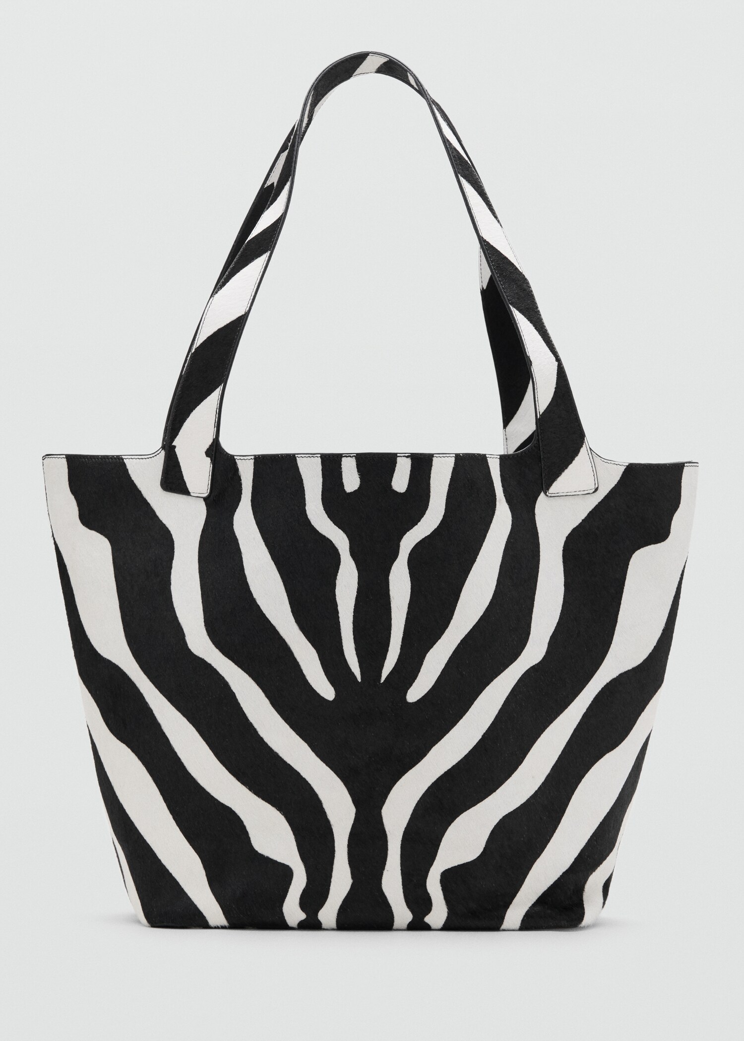 Leather fur tote bag - Article without model