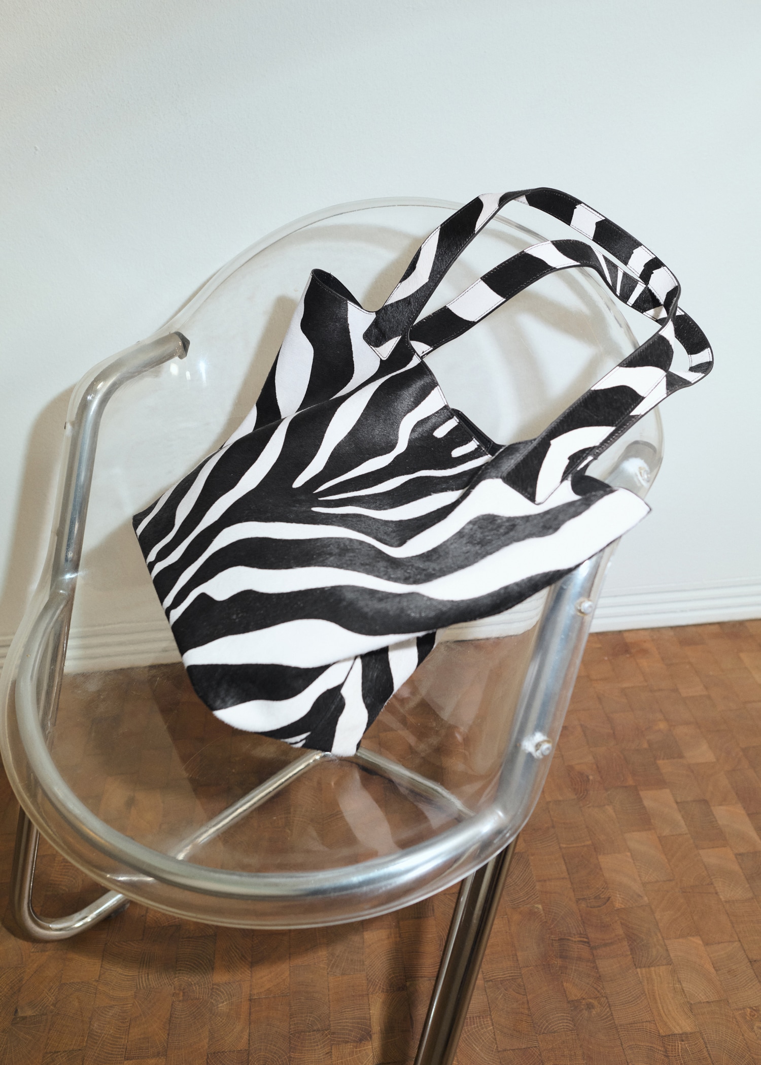 Leather and fur tote bag - Details of the article 9