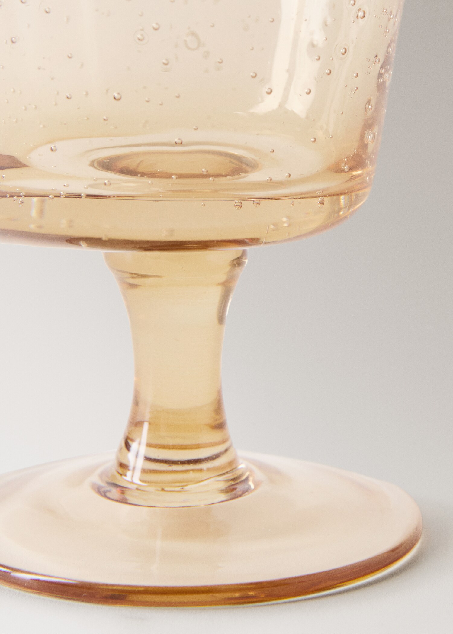 Bubble glass goblet, colour - Details of the article 2