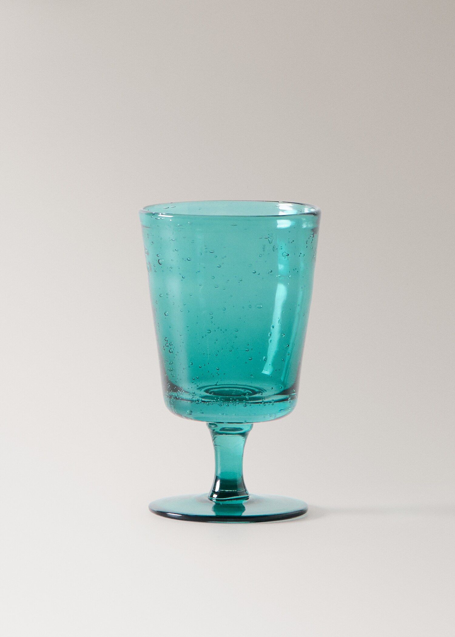 Bubble glass goblet, colour - Article without model