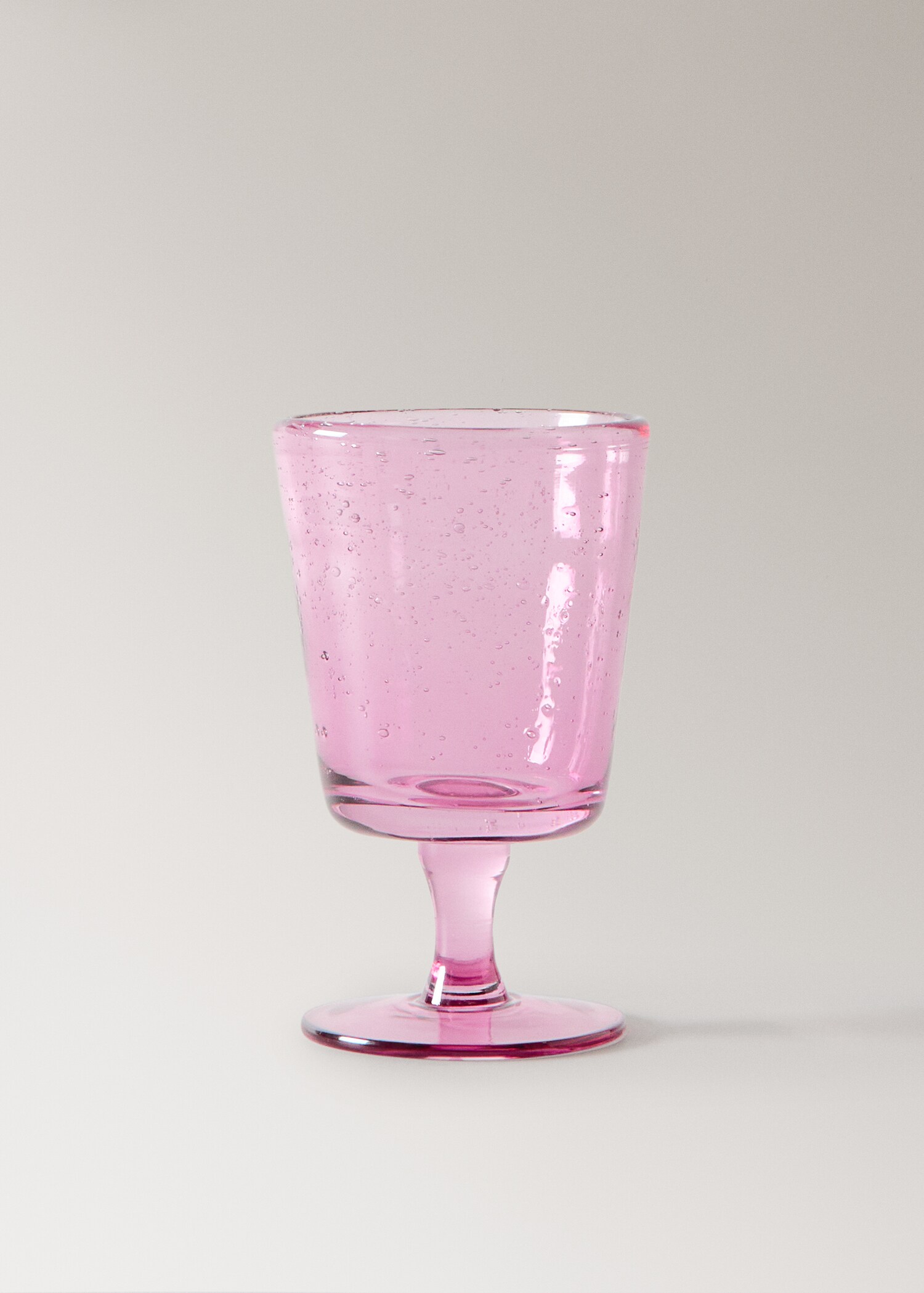 Bubble glass goblet, colour - Article without model