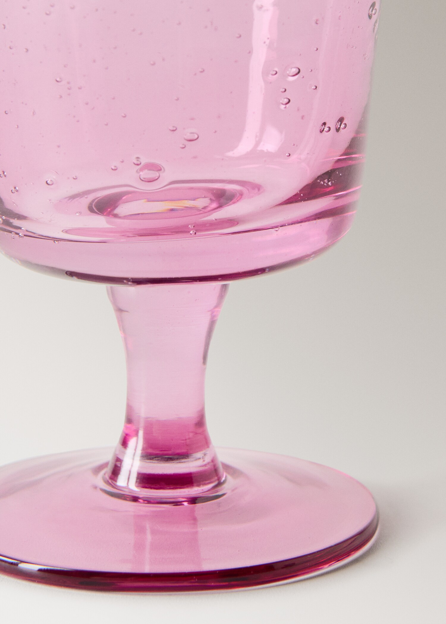 Bubble glass goblet, colour - Details of the article 2