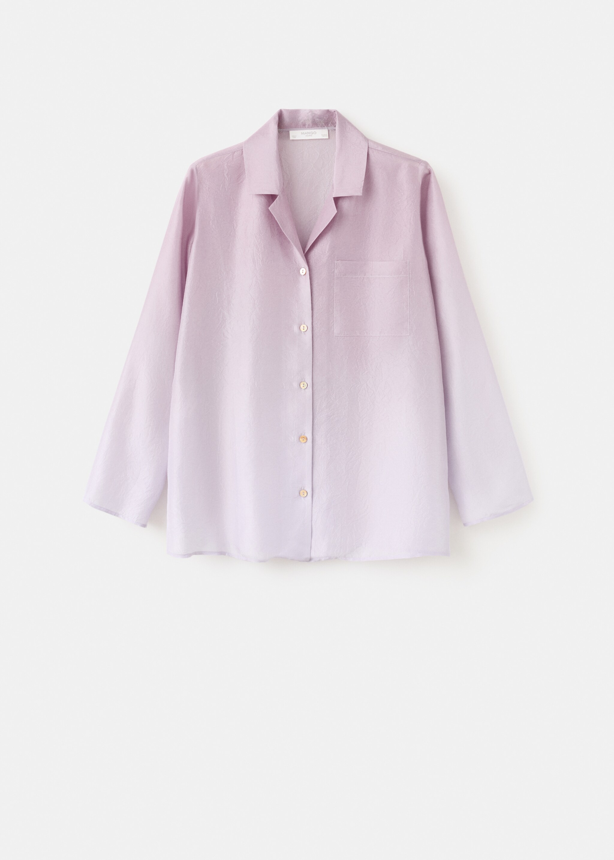 Ombre silk shirt - Article without model, Lilac. Ref: 27083313-00.