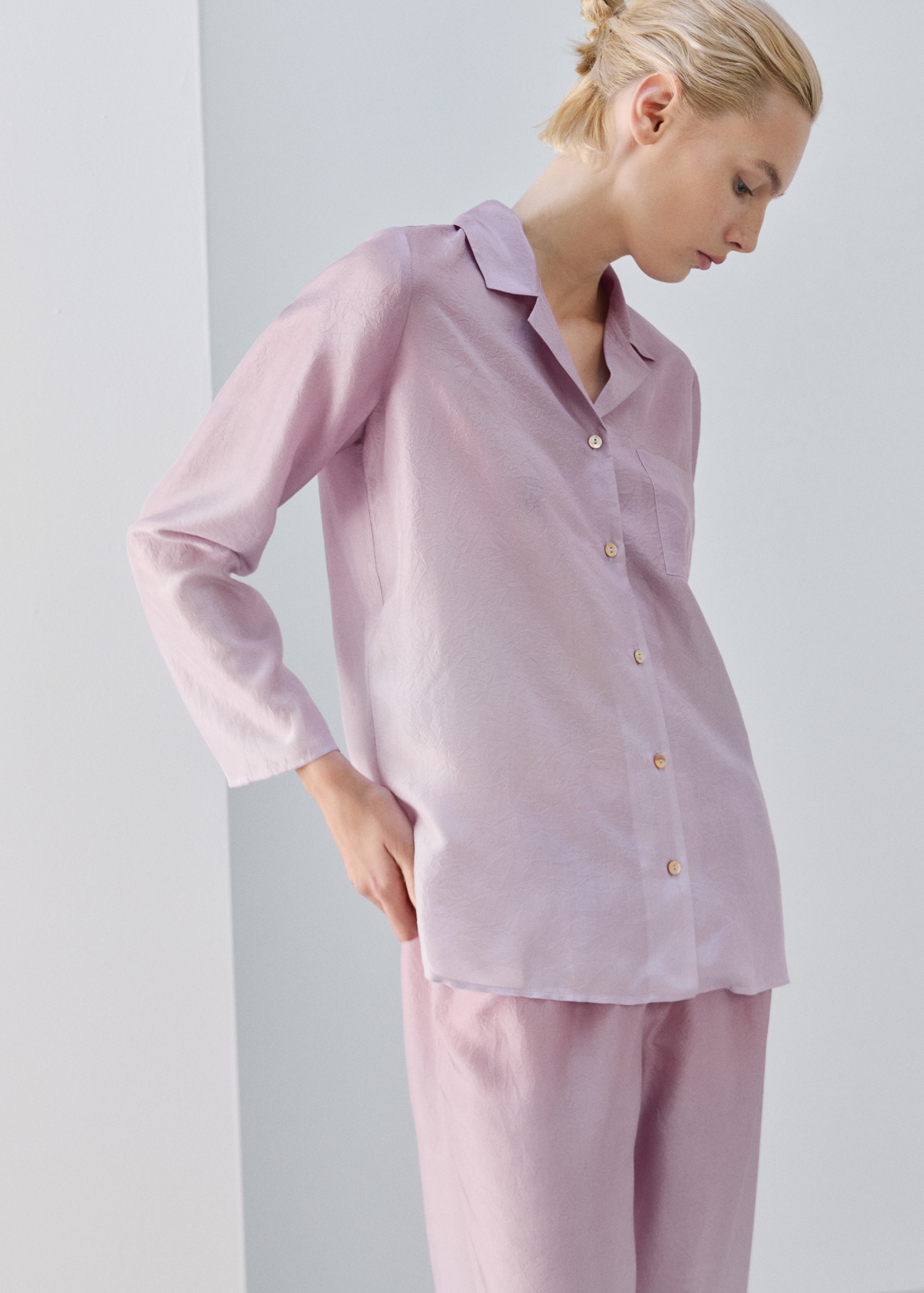 Camisa seda degradat - Detall de l'article 2