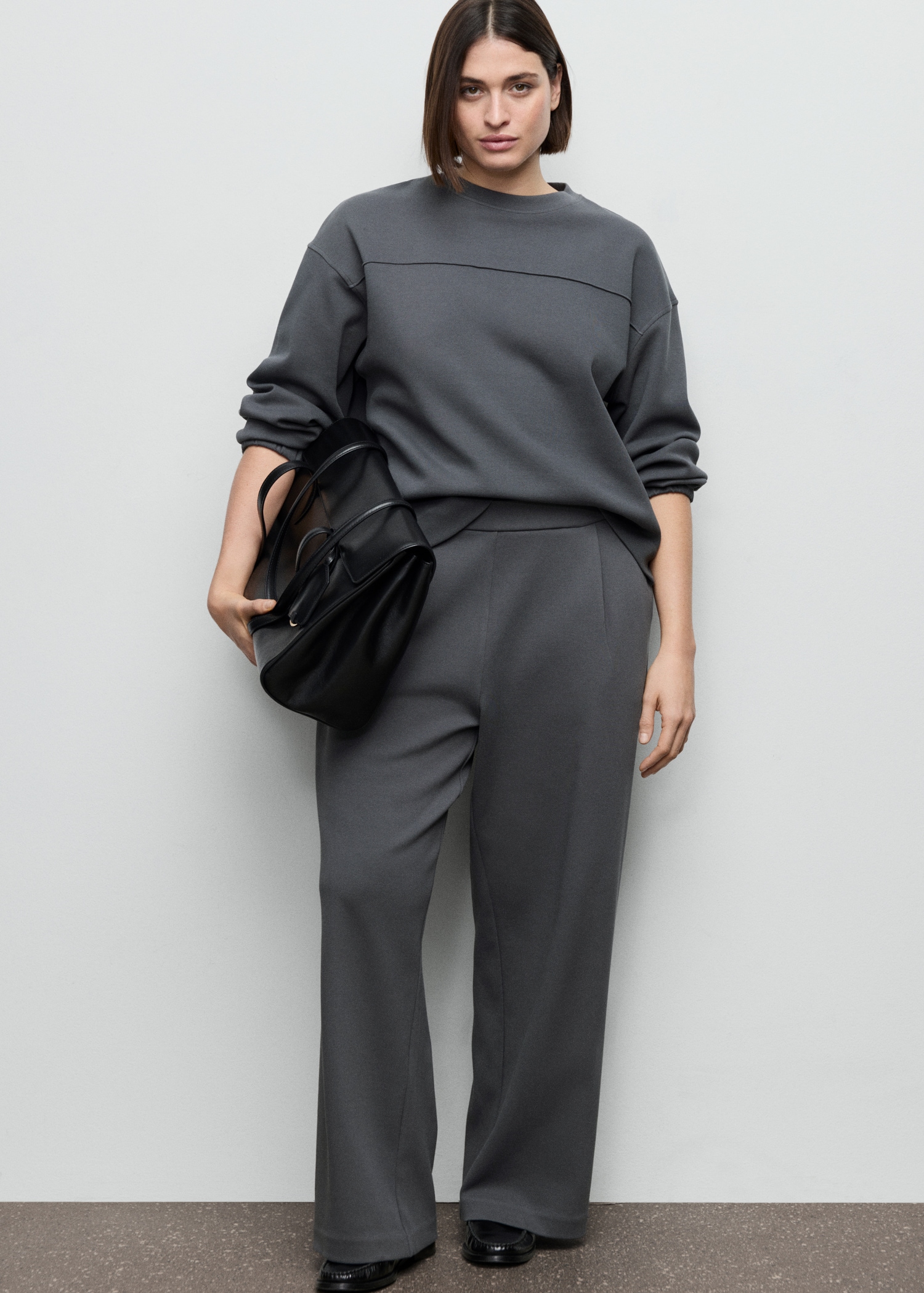 Ruched sleeve sweatshirt - Details of the article 3