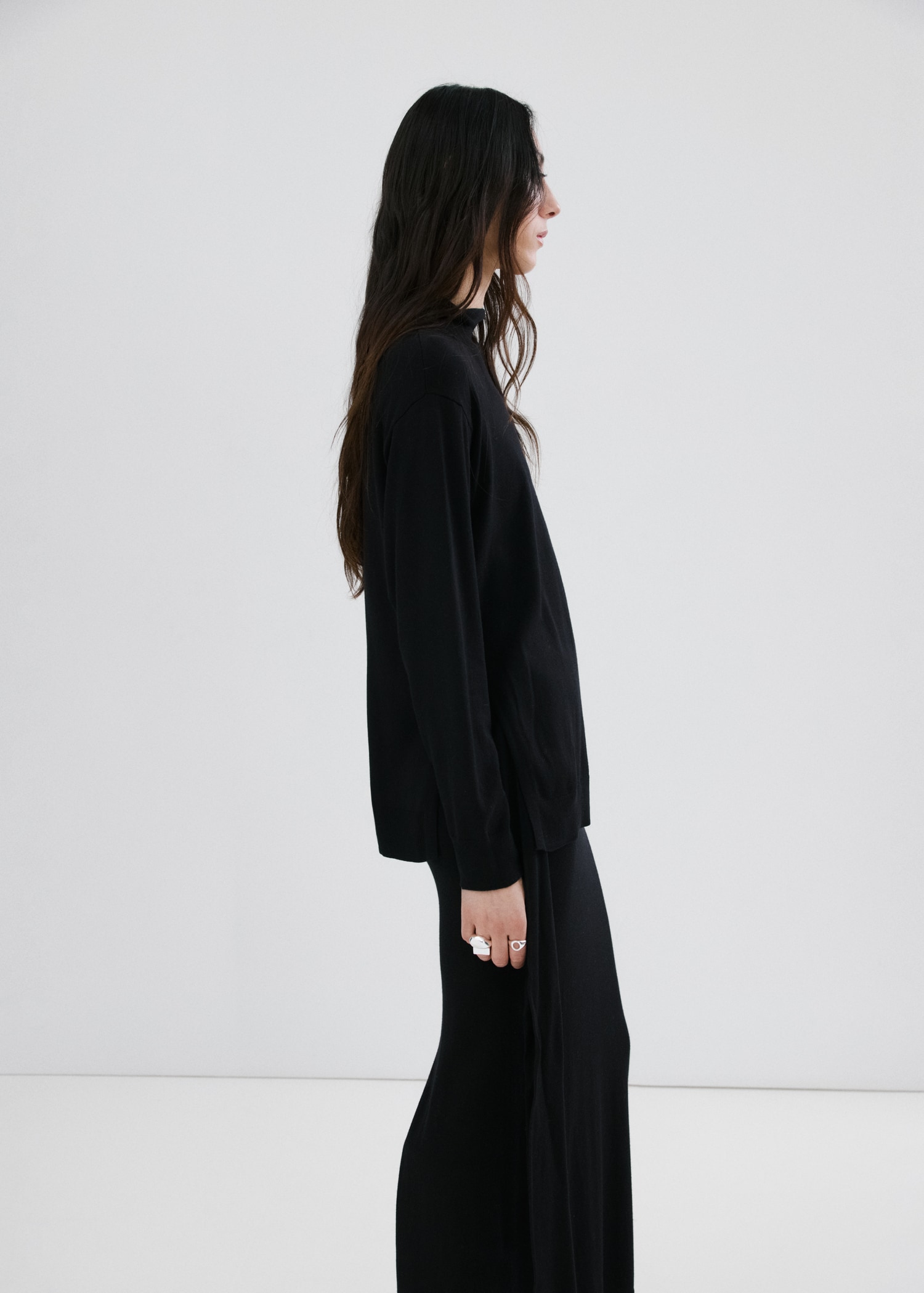 Turtleneck knit sweater - Details of the article 2