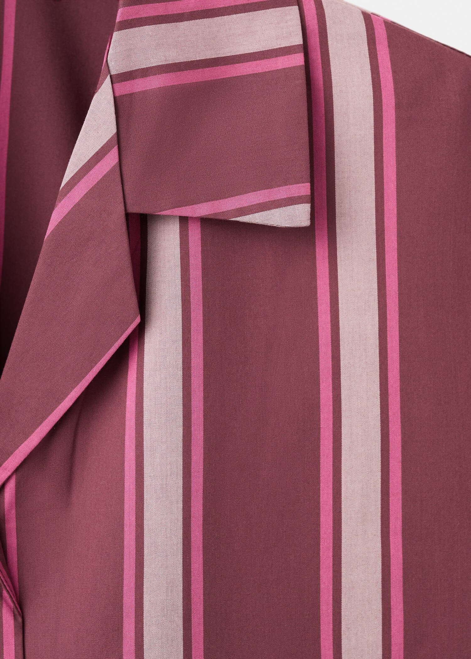 Short-sleeve striped pyjama top - Details of the article 0