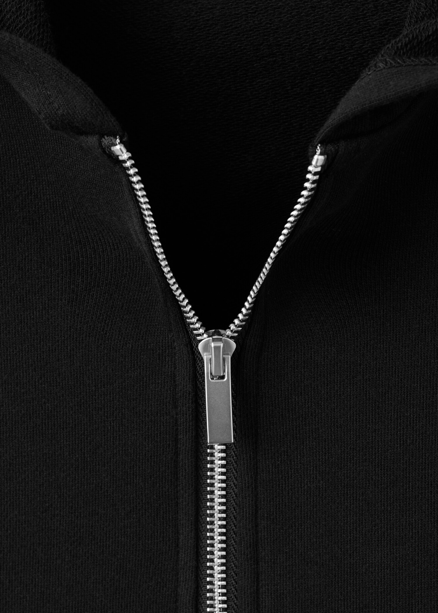 Chemise de nuit courte avec capuche et zip - Détail de l'article 0