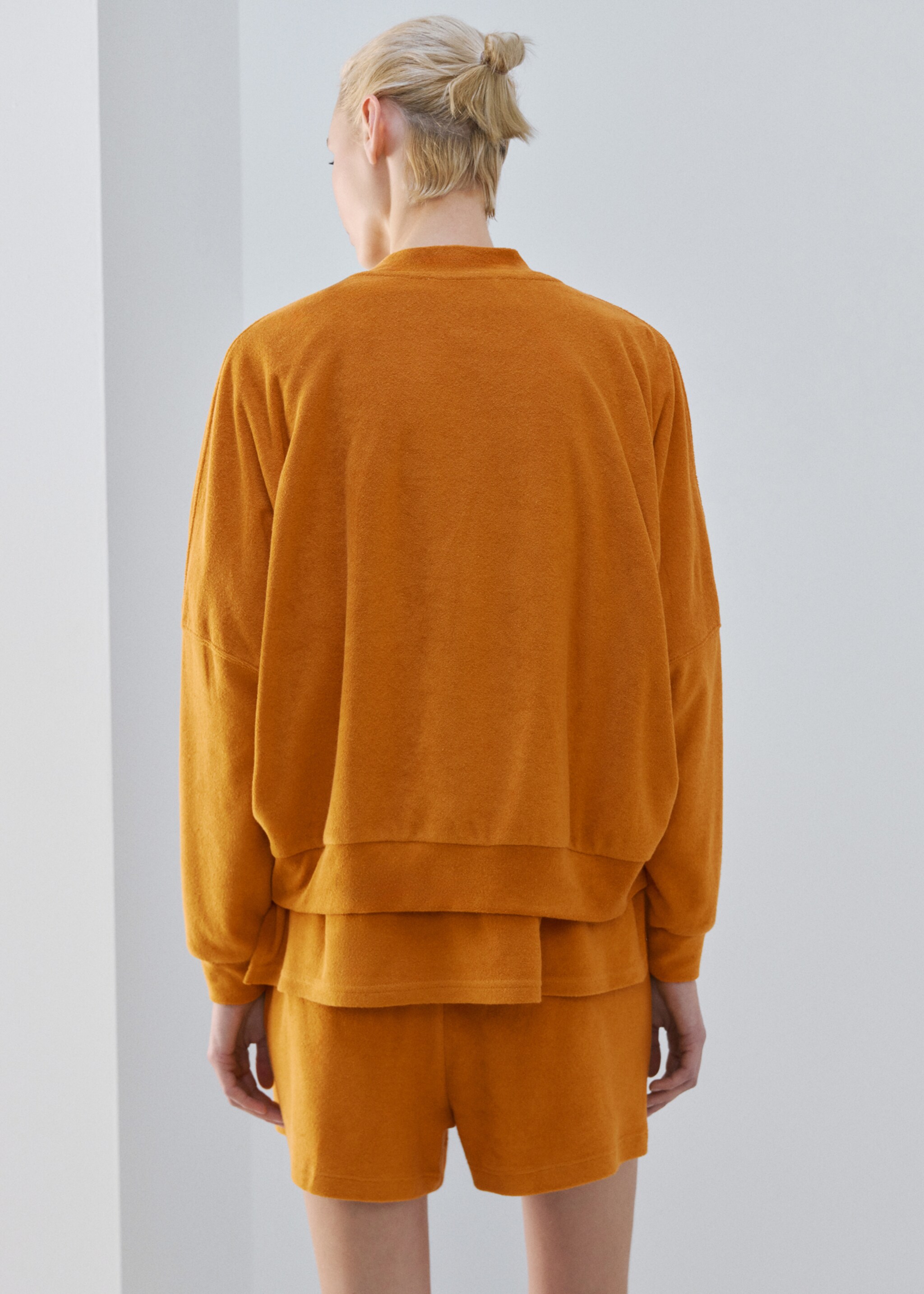 Pamuklu havlu kumaş ceket — photo 2