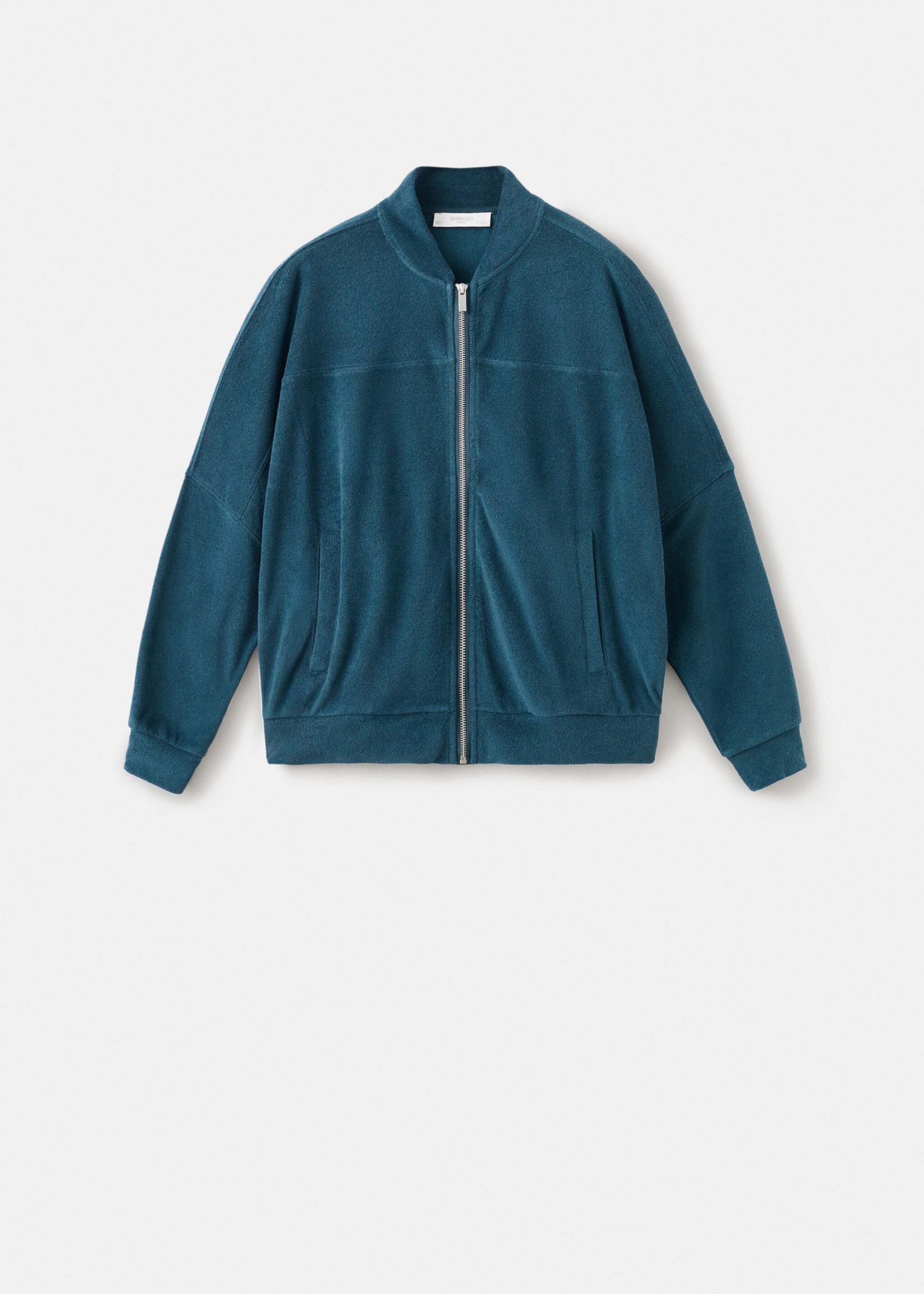 Cárdigan algodón rizo - Artículo sin modelo, Azul. Ref: 27083328-00.