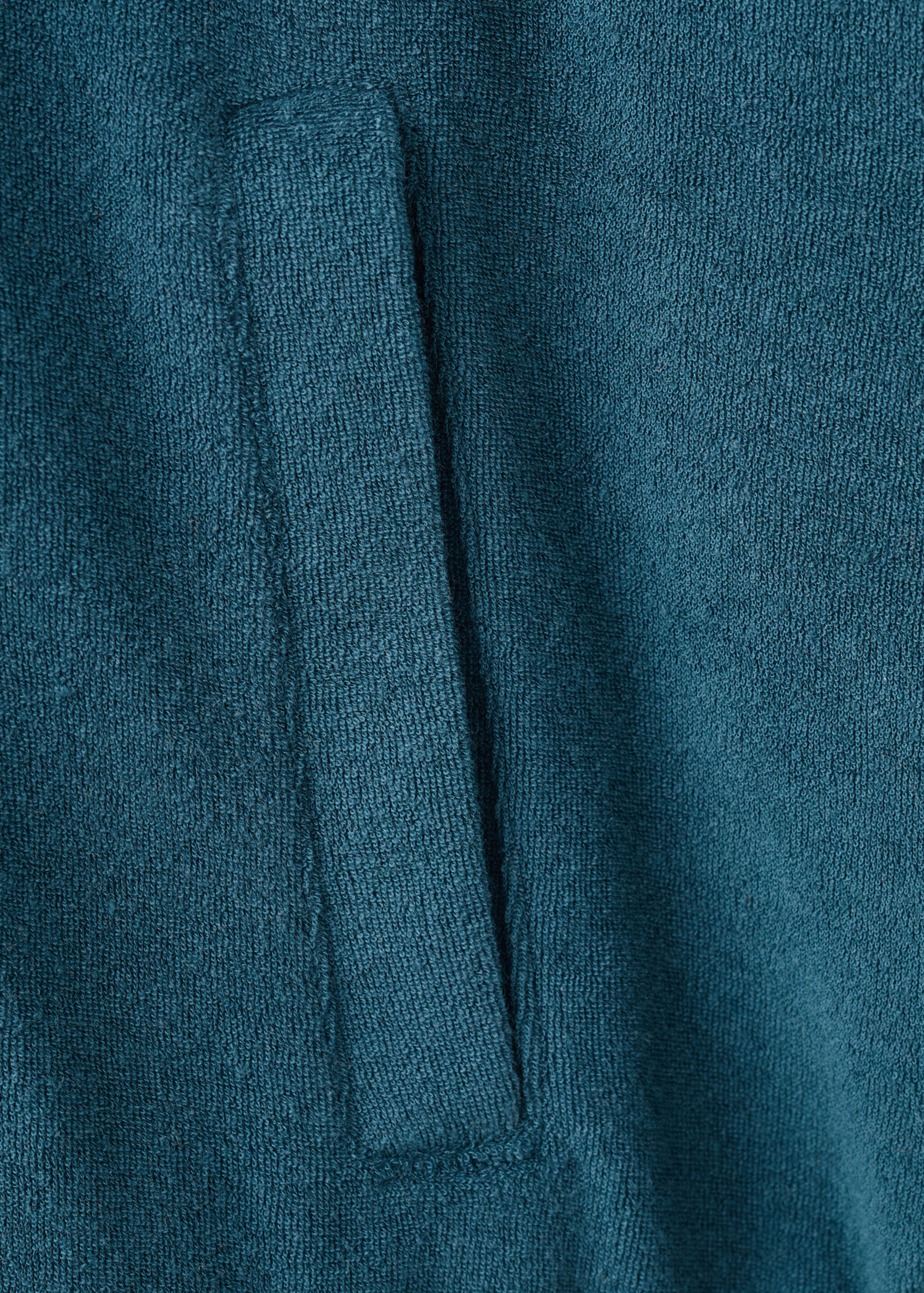 Cárdigan algodón rizo - Detalle del artículo 0, Azul. Ref: 27083328-00.