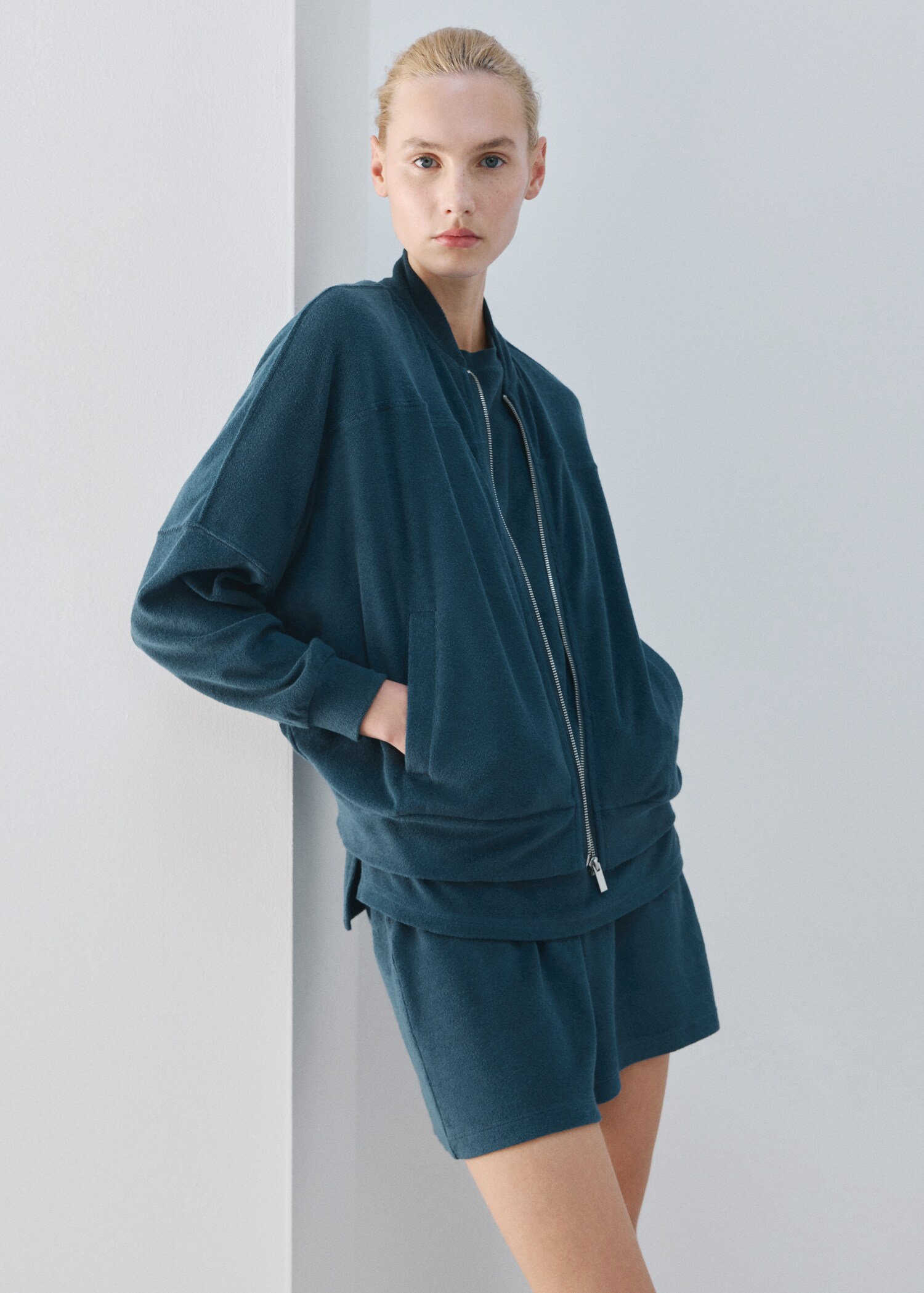 Cárdigan algodón rizo - Detalle del artículo 2