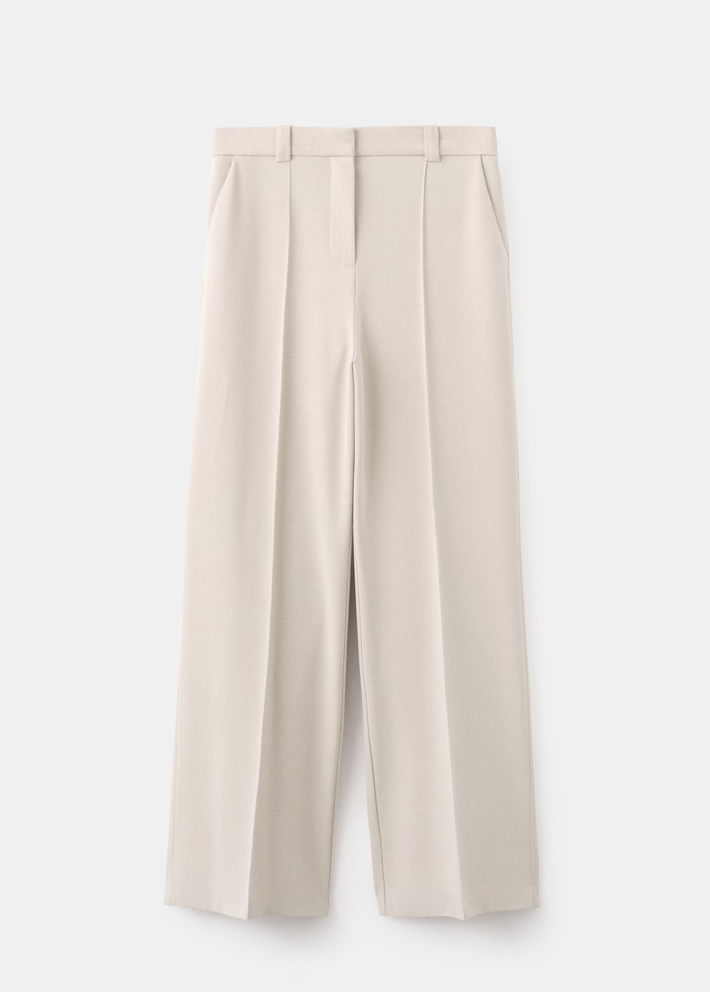 Straight mid-rise pants - image 4