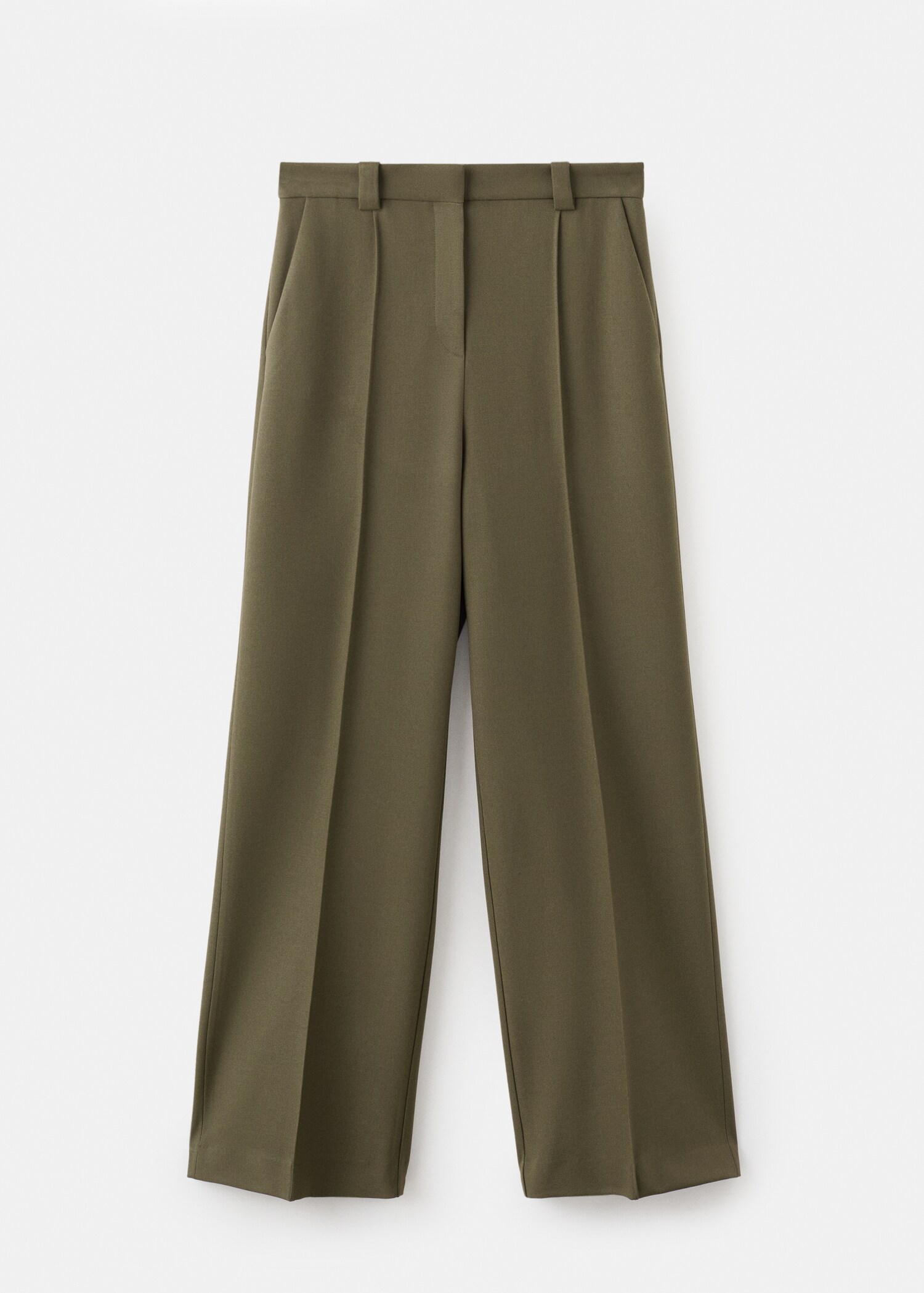 Straight mid-rise trousers - Article without model