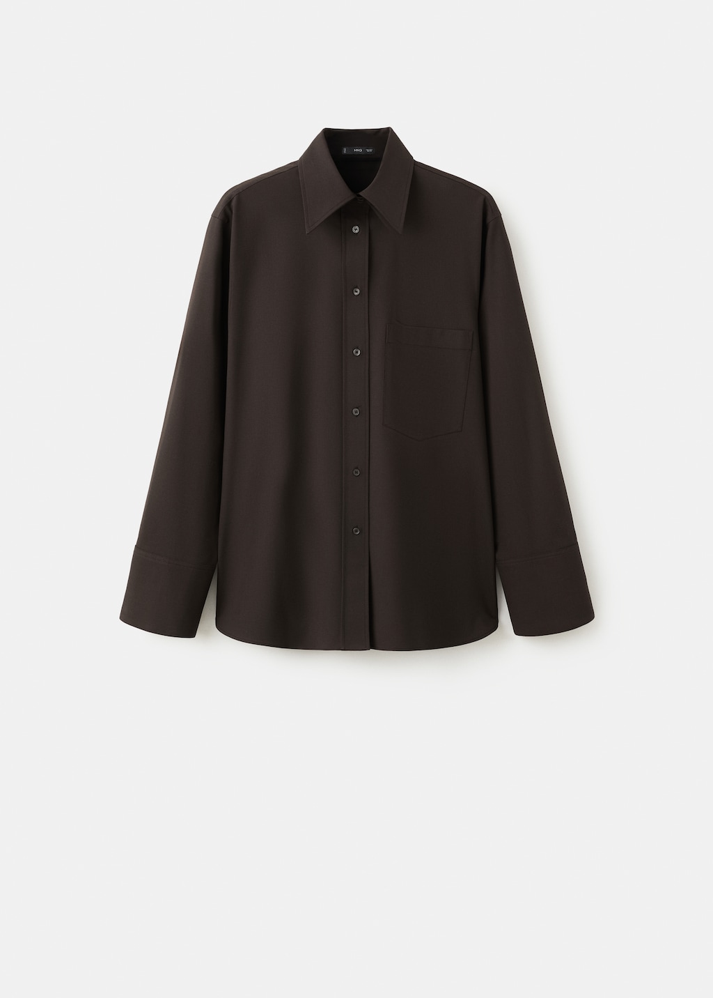 Straight shirt with pocket - image 5