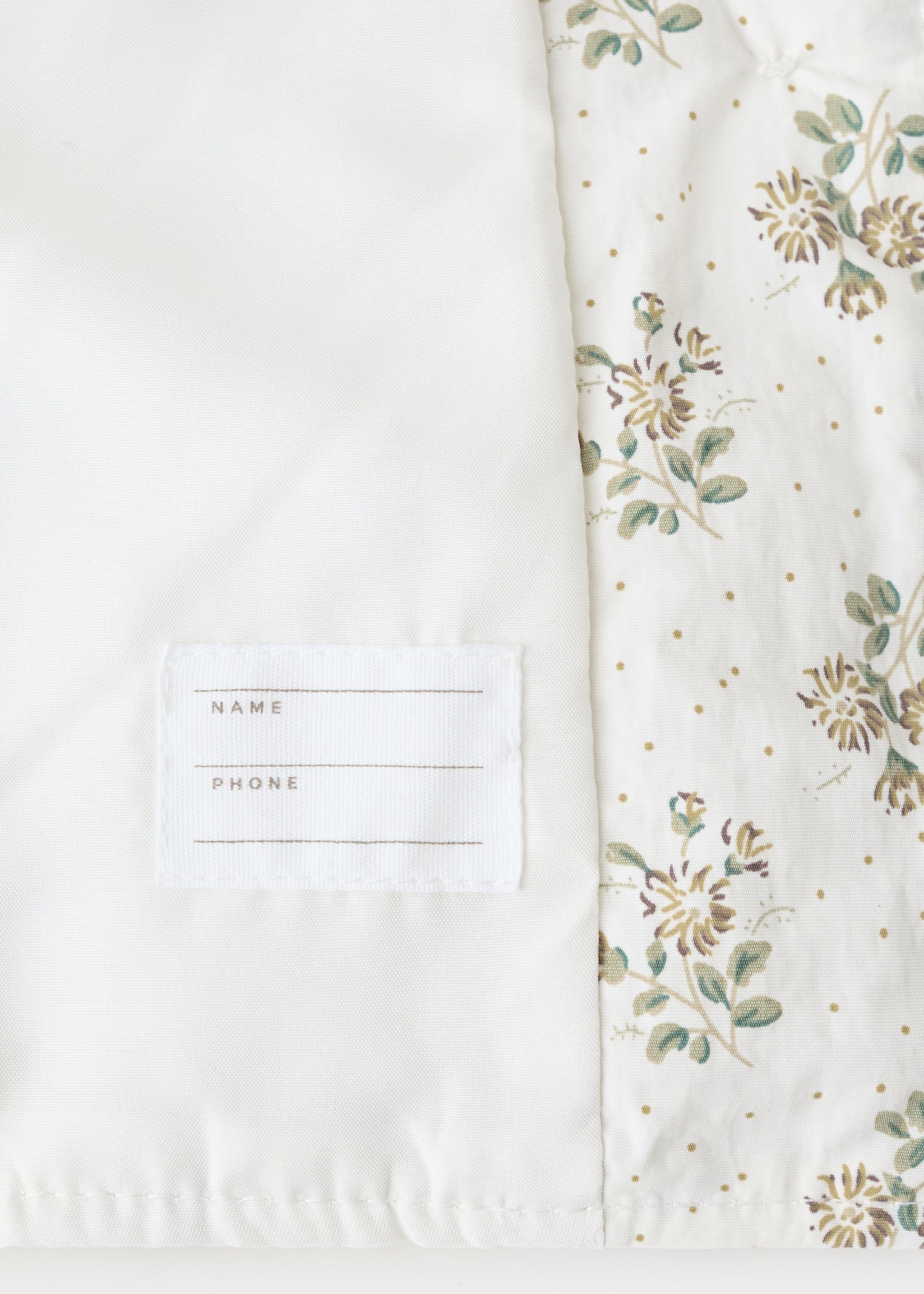 Anorak largo flores - Detalle del artículo 0, Beige. Ref: 27083336-00.