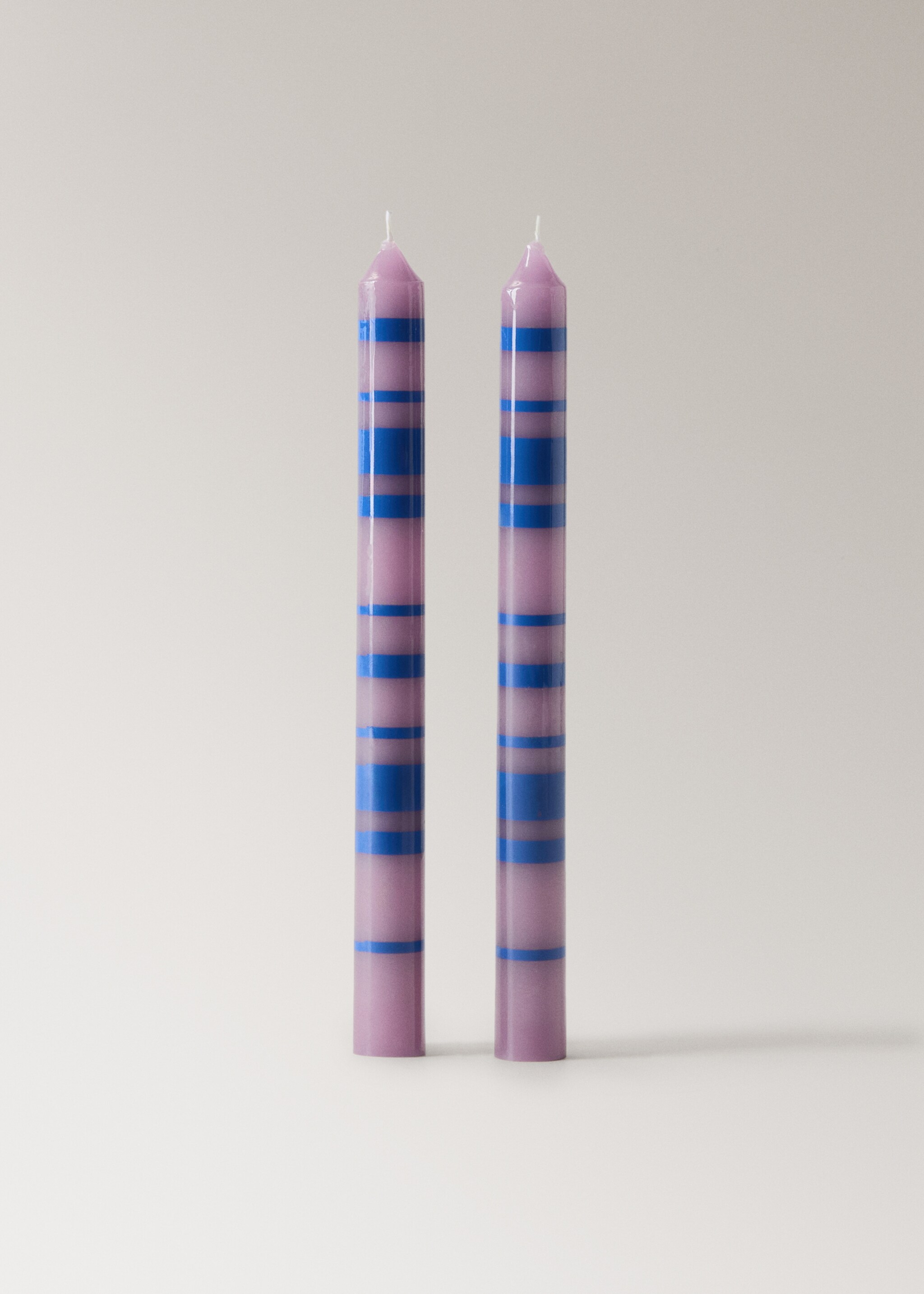 Bicolour decorative candles - Article without model, Blue. Ref: 27083337-00.