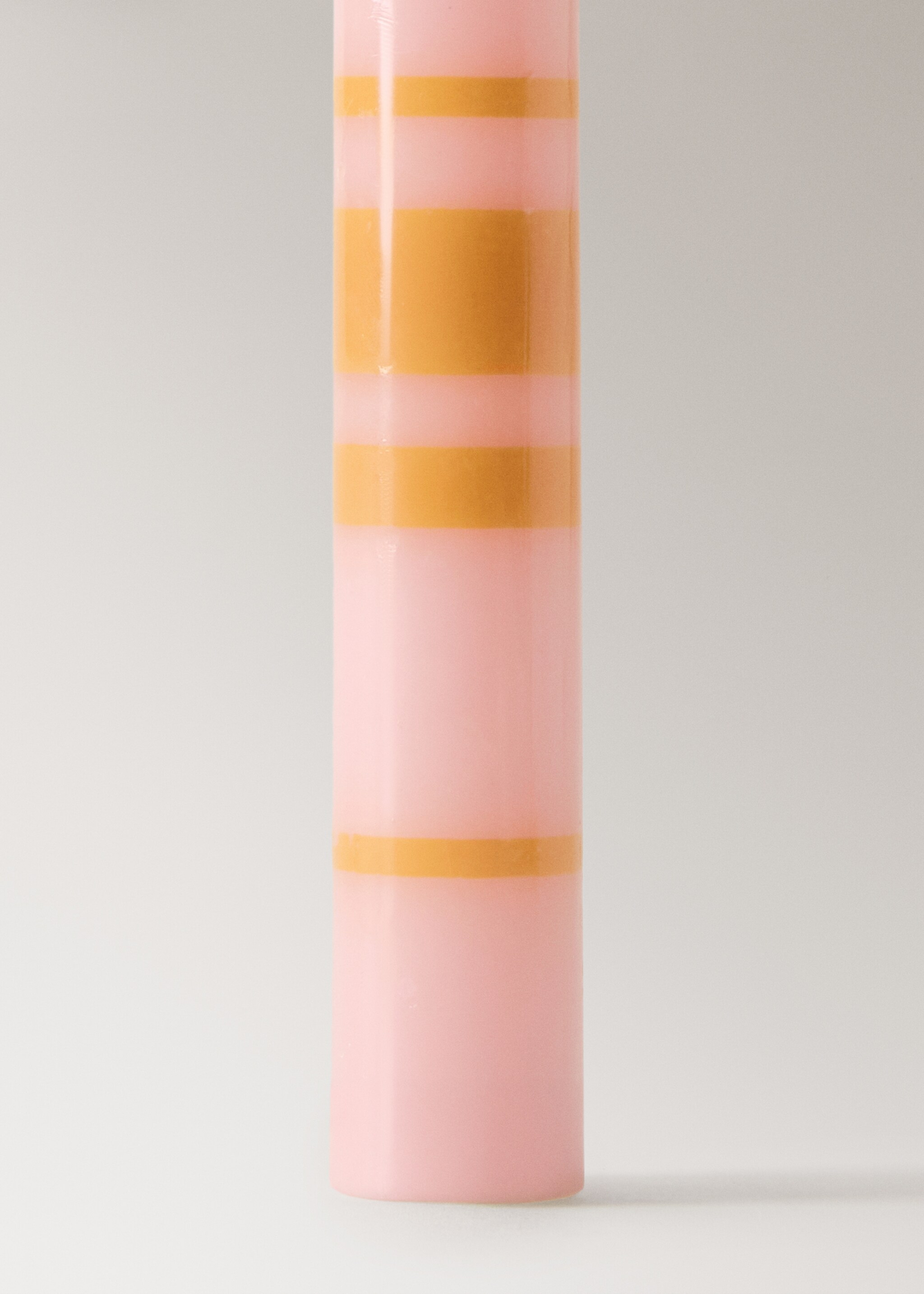 Bicolour decorative candles - Details of the article 2, Pastel Pink. Ref: 27083337-00.