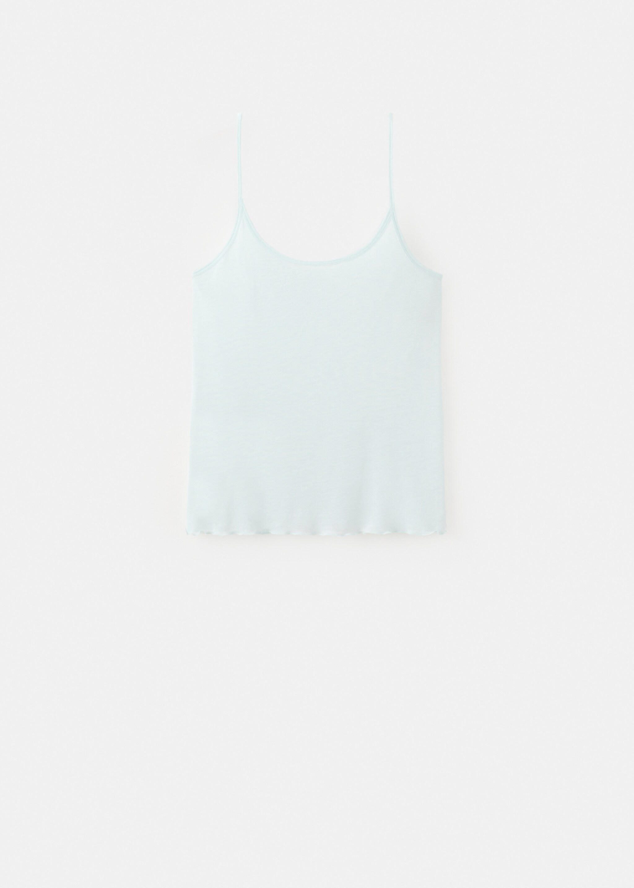 Micromodal tank top - Article without model, Blue. Ref: 27083338-00.