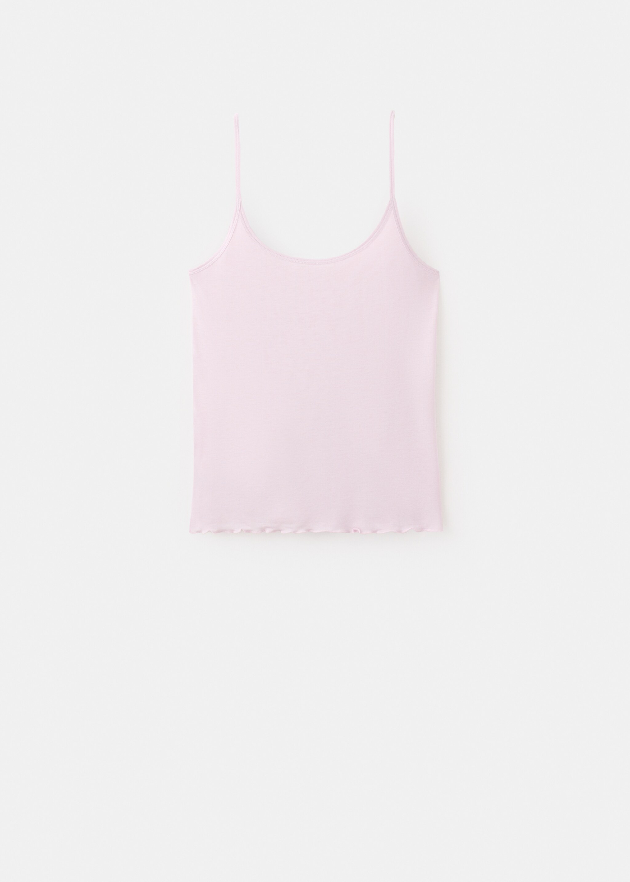 Micromodal tank top - Article without model, Lilac. Ref: 27083338-00.