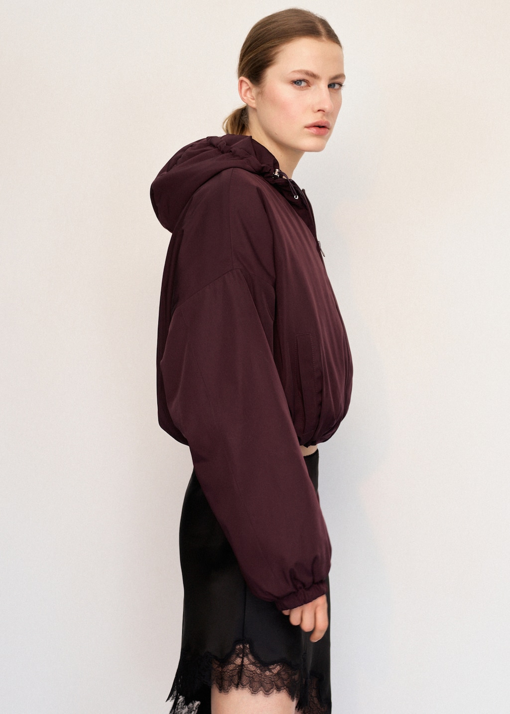 Oversized hooded jacket - image 4