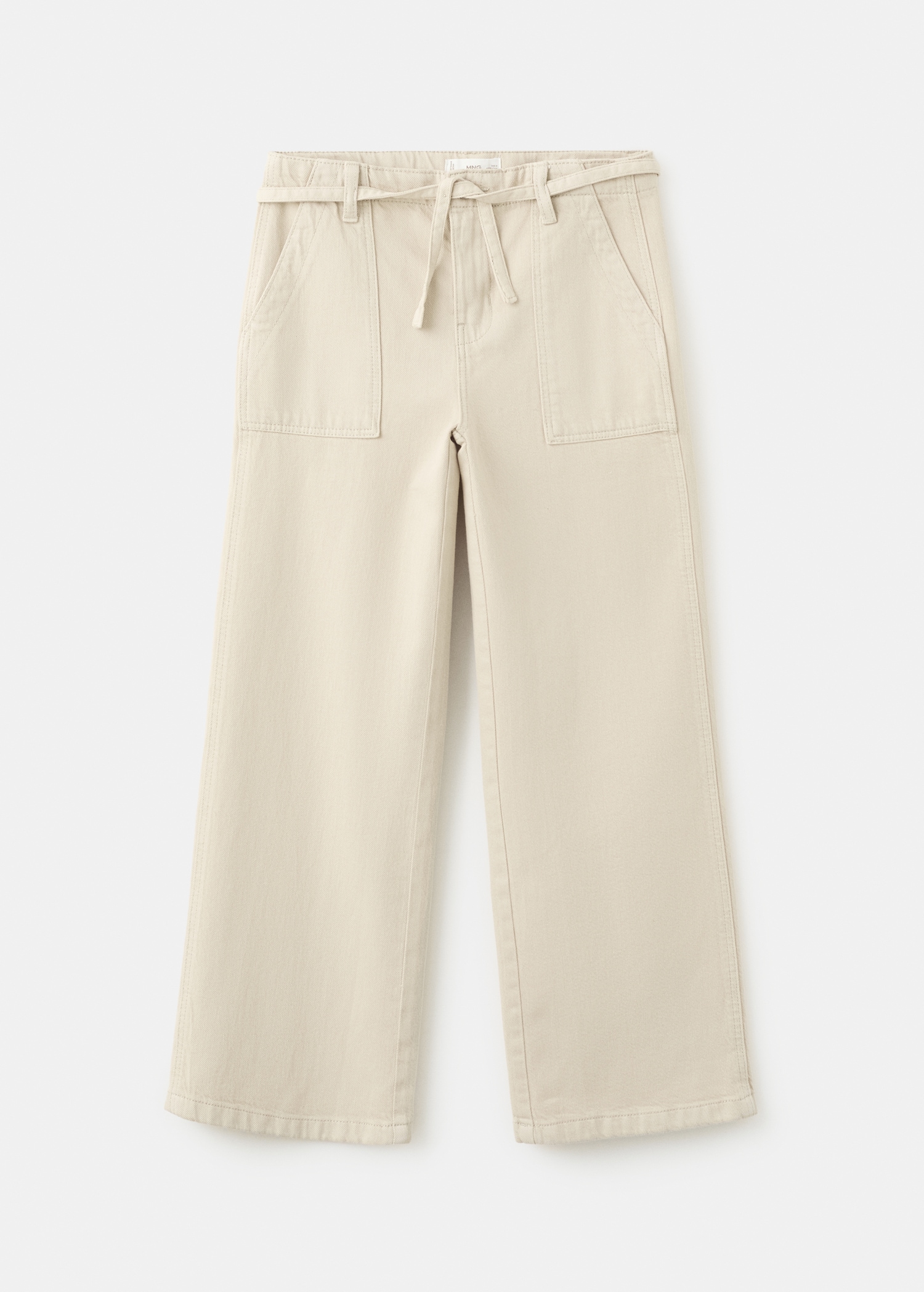 Jeans wideleg cinturón - Artículo sin modelo