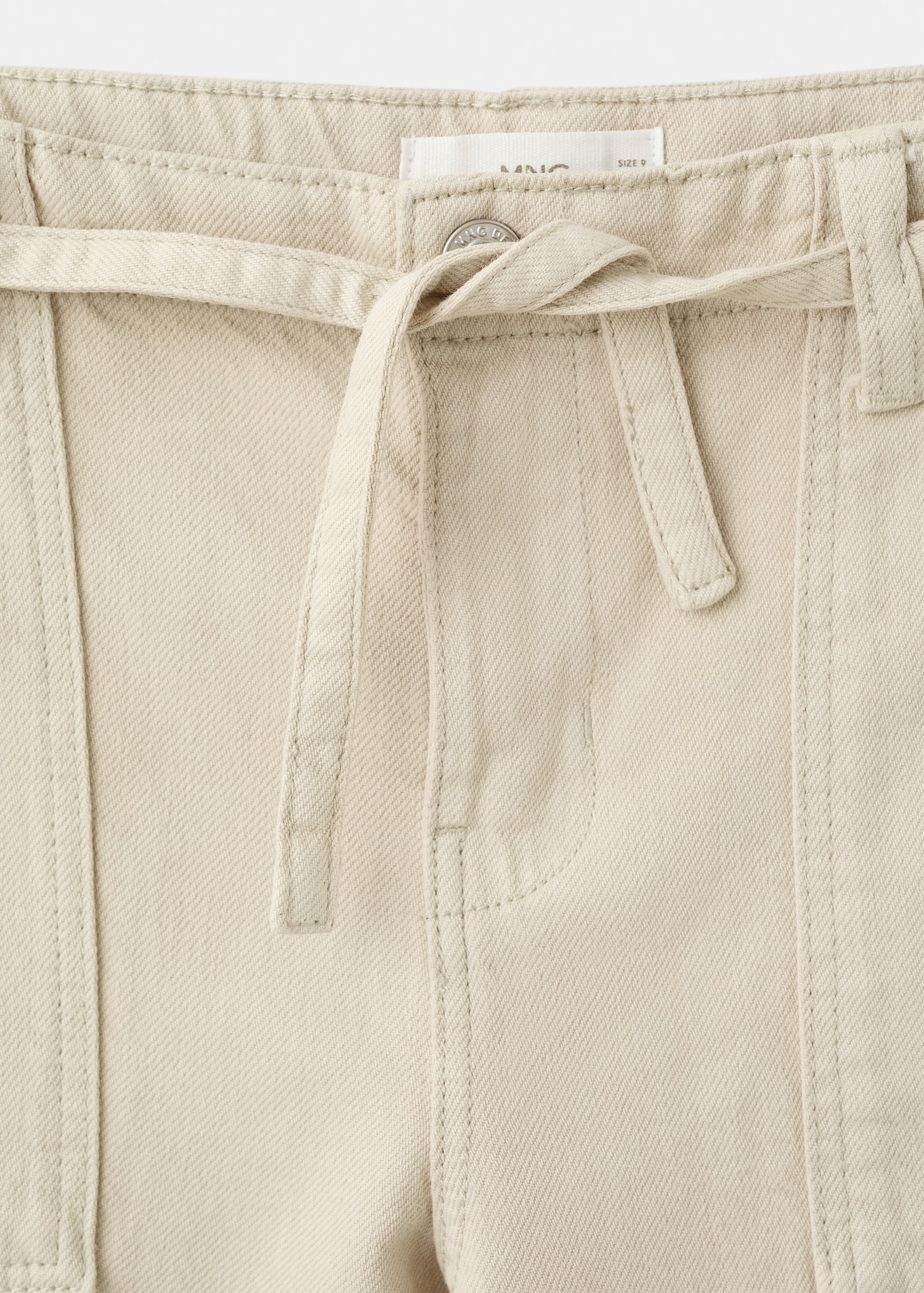 Jeans wideleg cinturón - Detalle del artículo 0