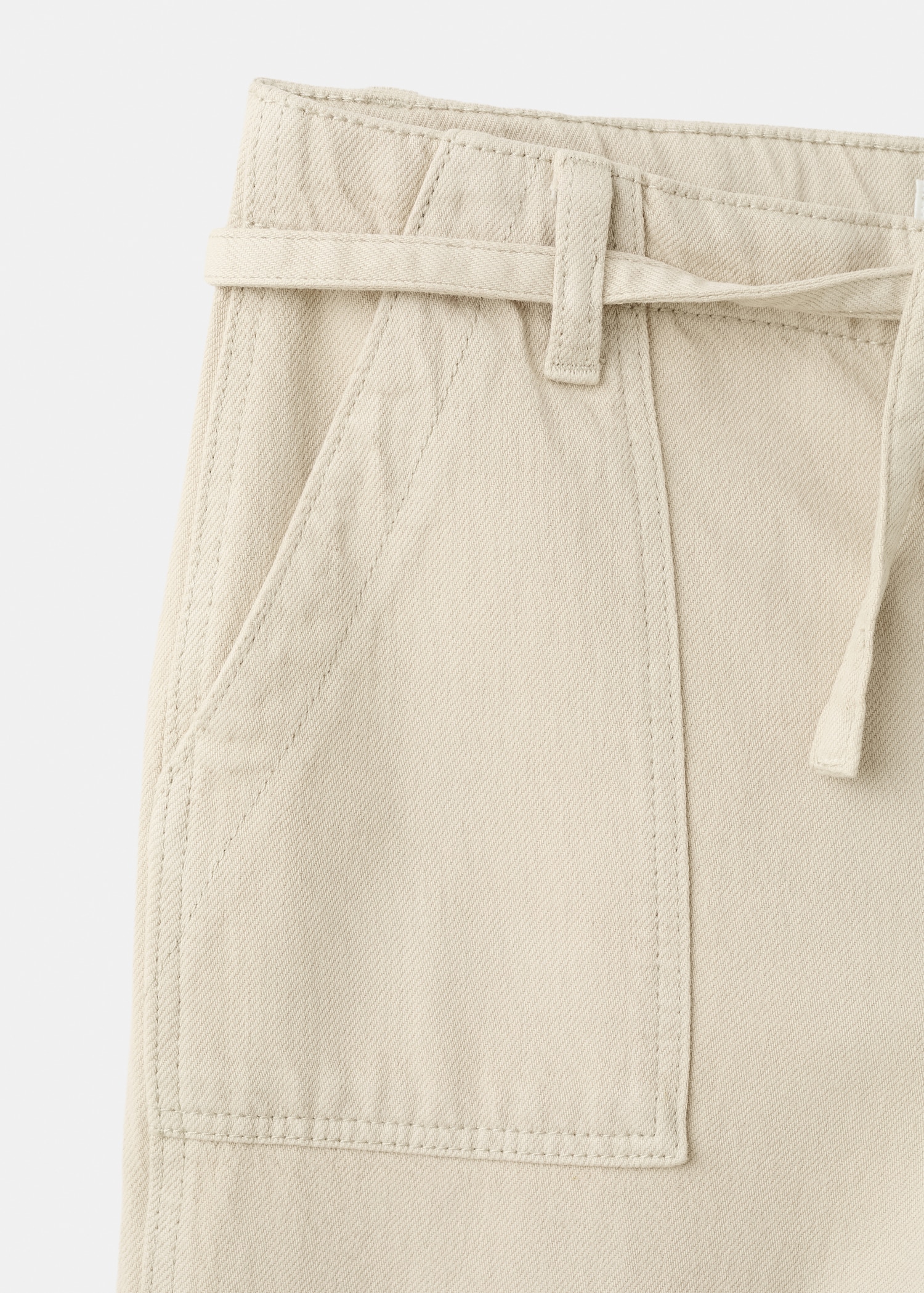 Jeans wideleg cinturón - Detalle del artículo 8