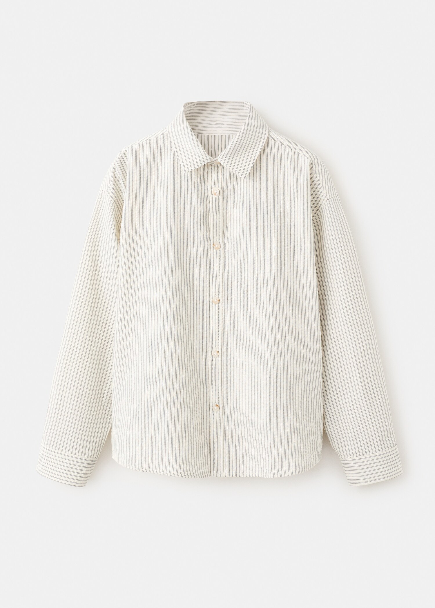 Striped cotton shirt - Article without model