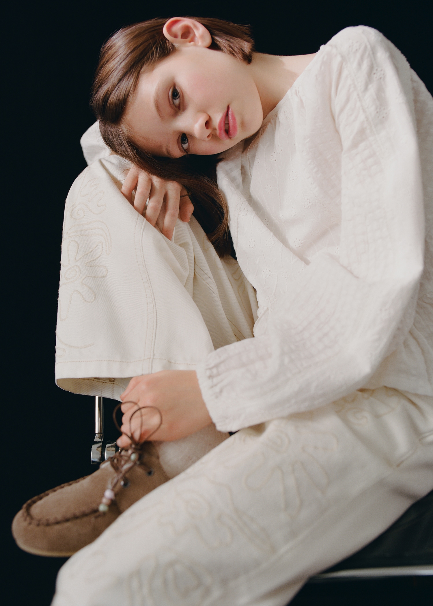 Blouse en coton évasée - Détail de l'article 5