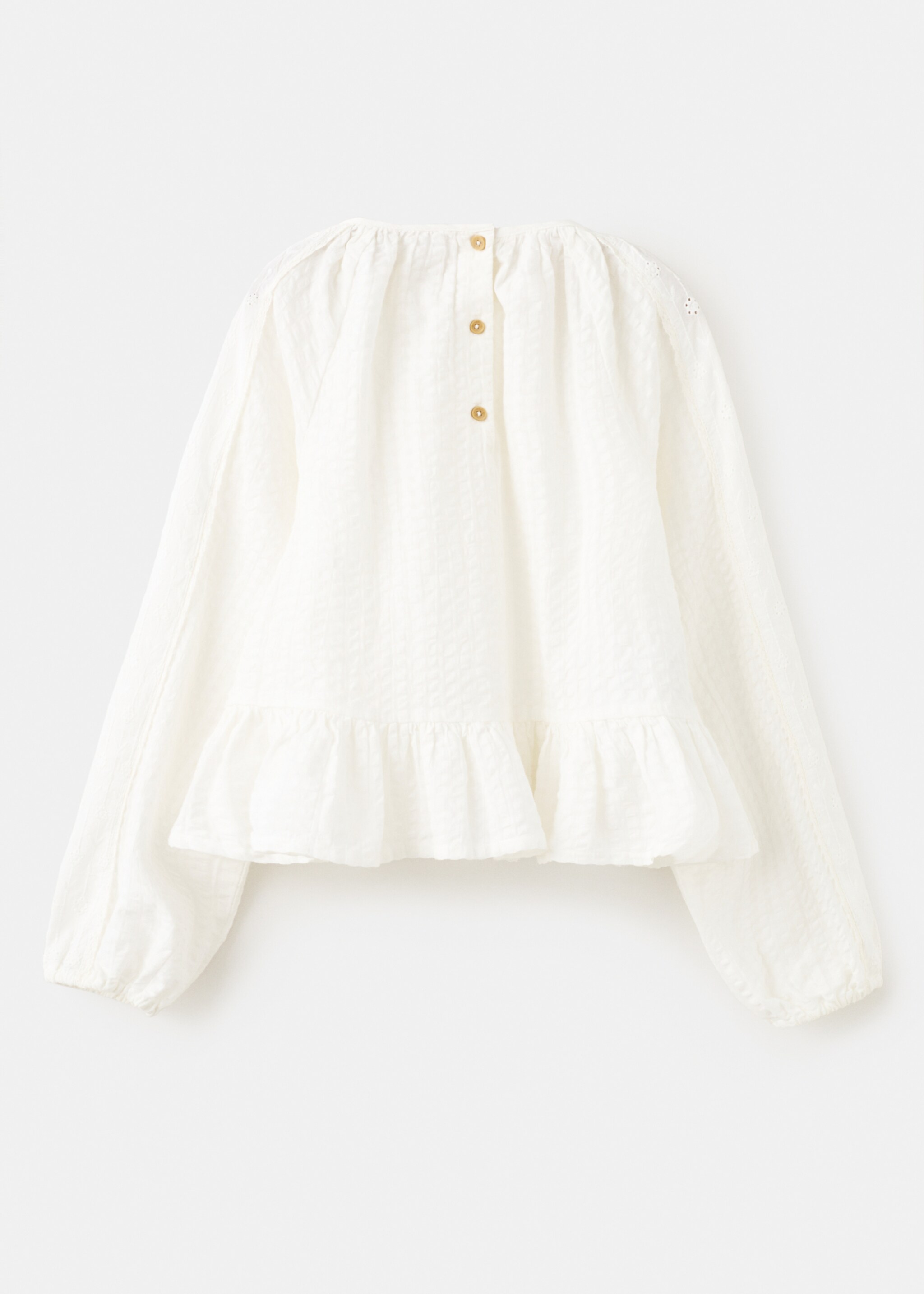 Blouse renata - Reverse of the article, Off White. Ref: 27083709-00.