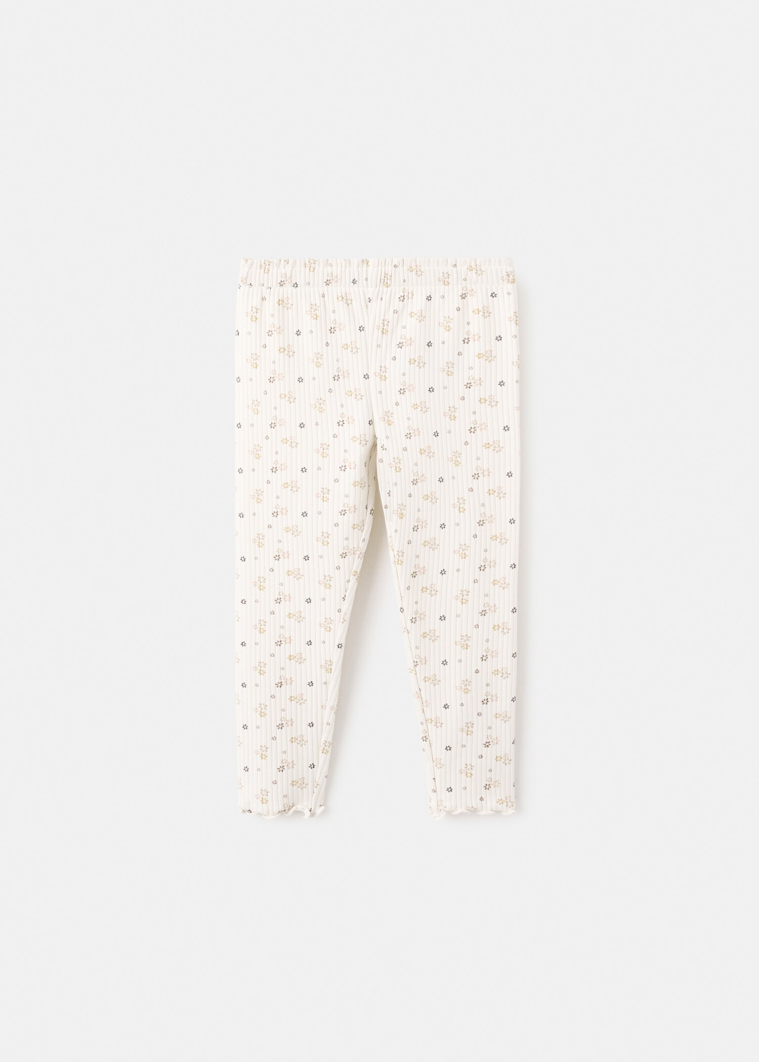 ليغينغ مضلع بنقشة زهور - منتج دون نموذج