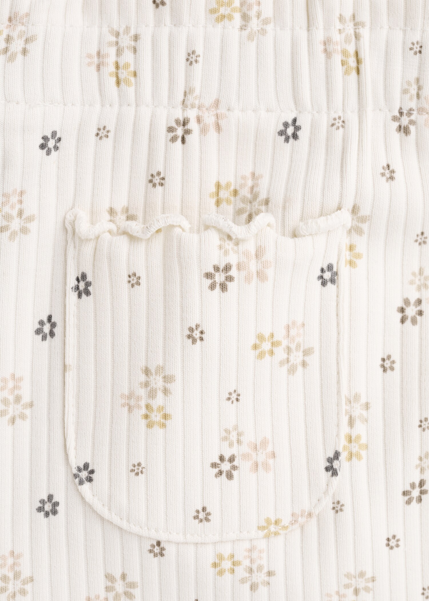 ليغينغ مضلع بنقشة زهور - تفاصيل المنتج 0