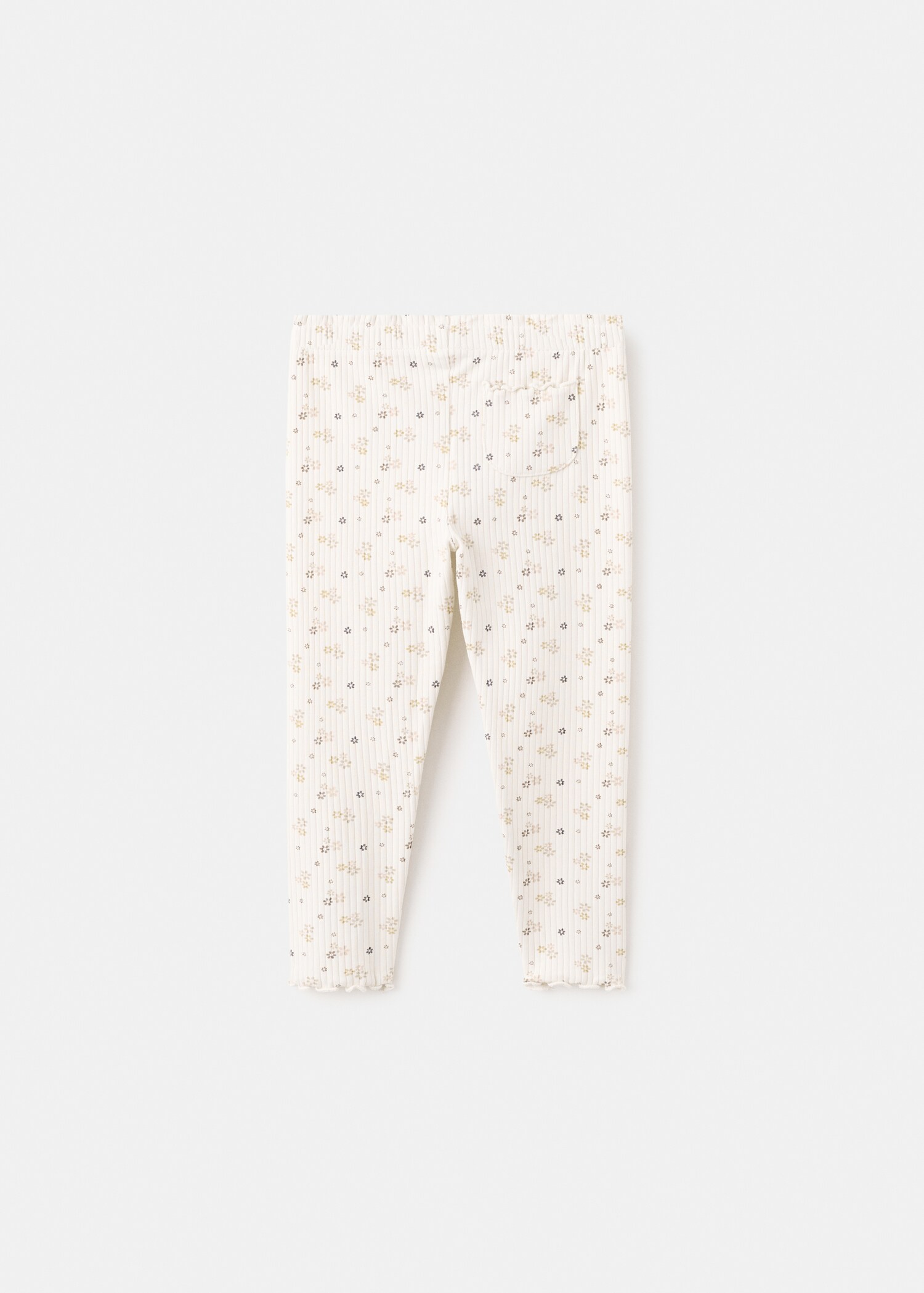 ليغينغ مضلع بنقشة زهور - الجهة الخلفية للمنتج