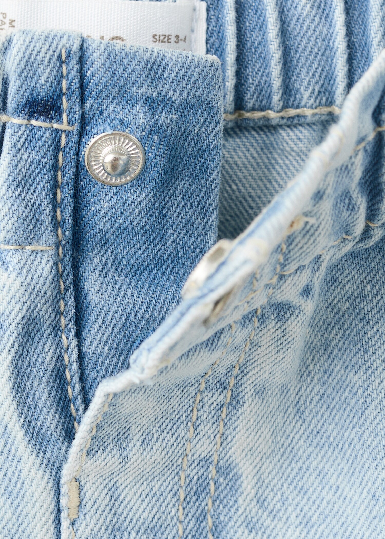 Denim cotton skirt - Details of the article 8