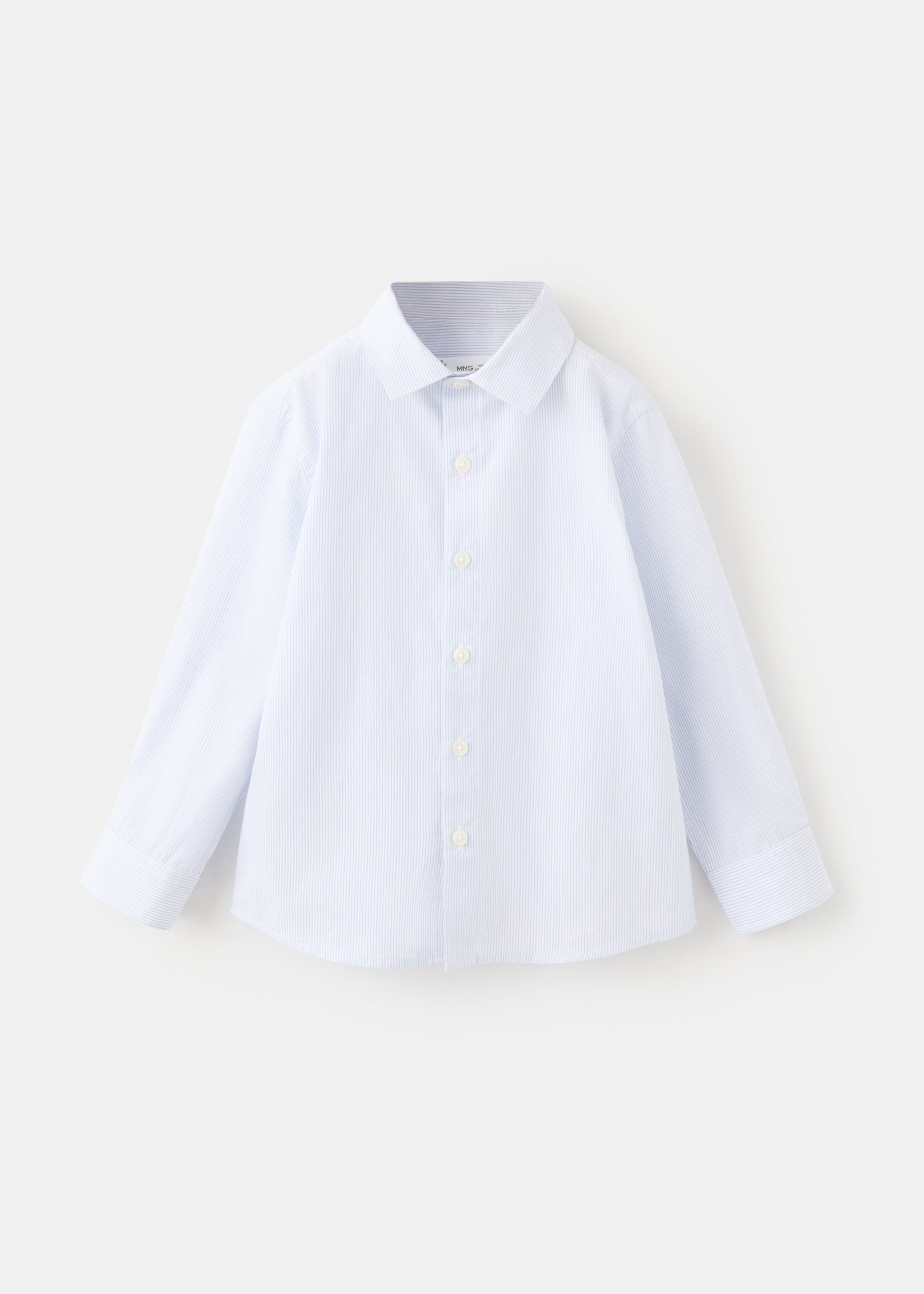 Camisa rayas algodón - Artículo sin modelo, Azul celeste. Ref: 27083724-00.