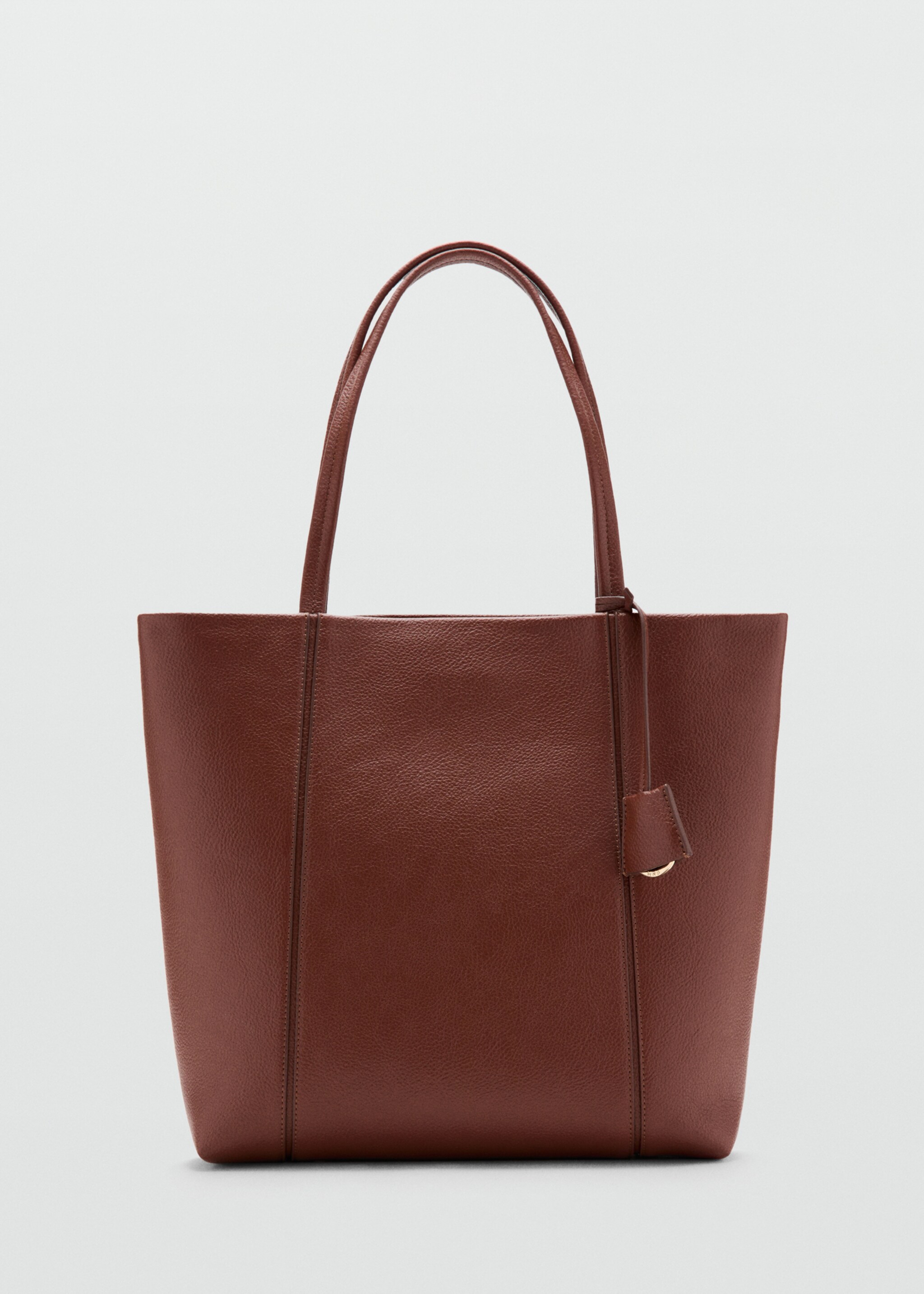 Shopper bag with handles - Article without model, Leather. Ref: 27083726-00.
