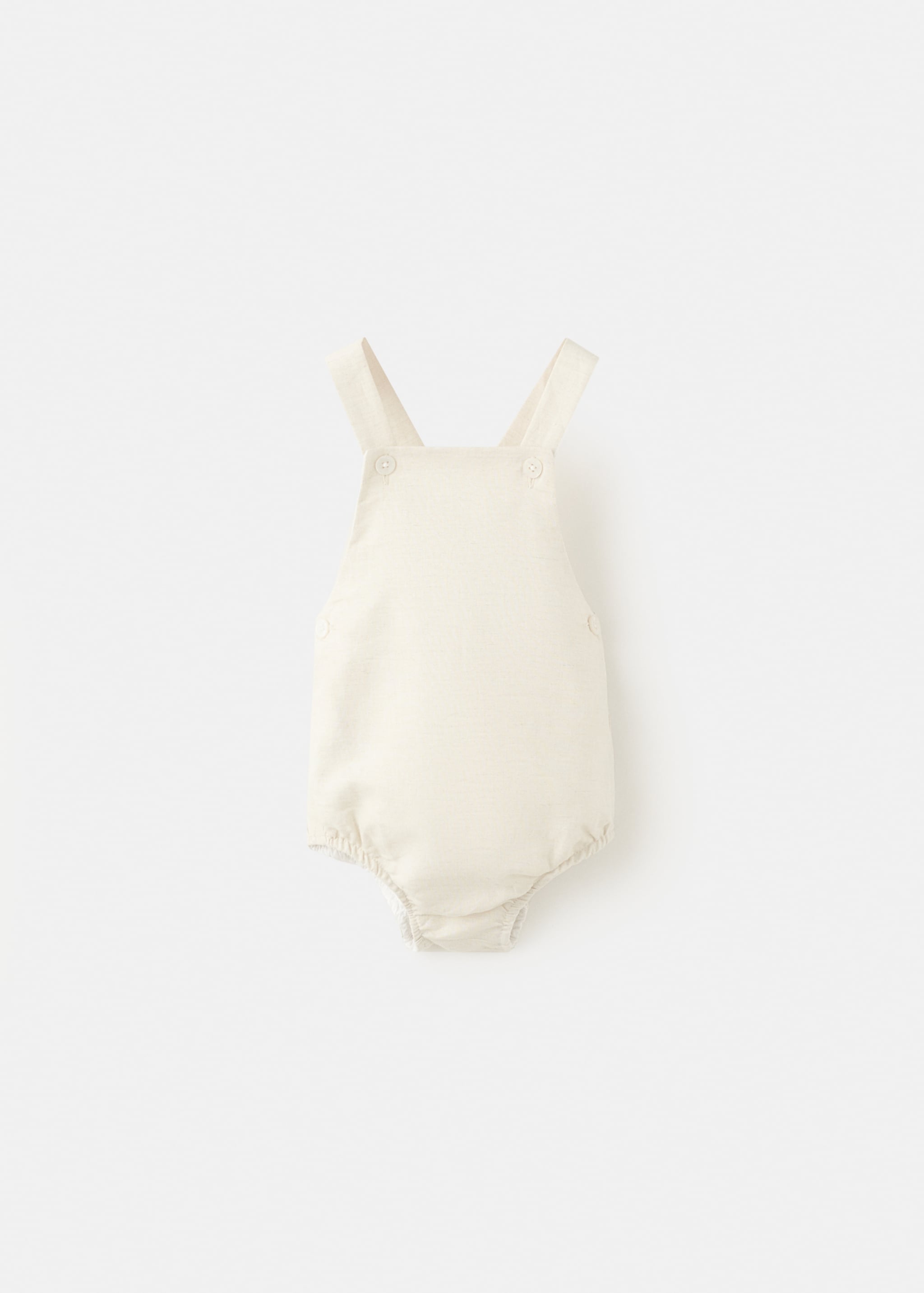 Linen romper - Article without model, Beige. Ref: 27083727-00.