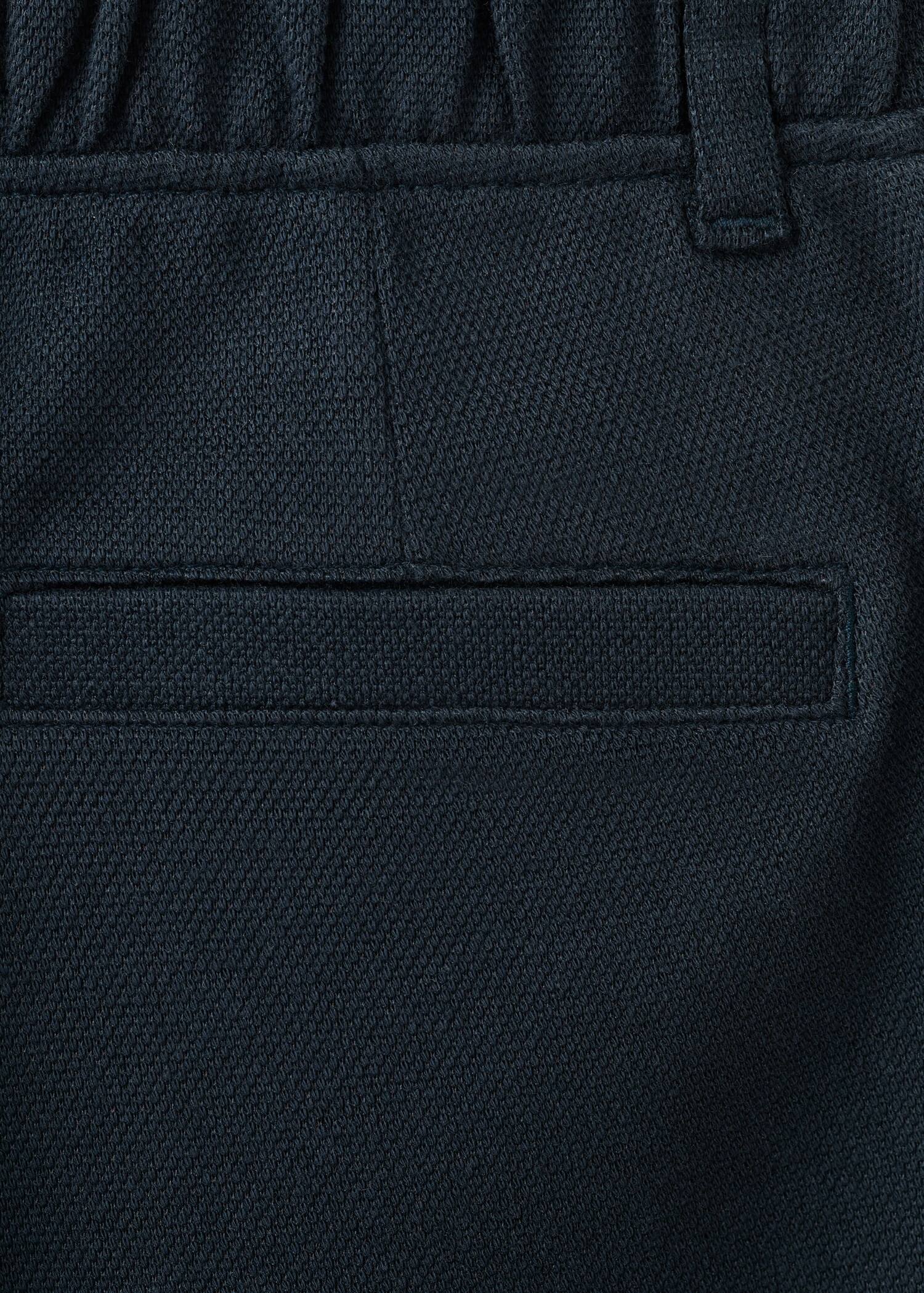 Straight-fit cotton trousers - Details of the article 8