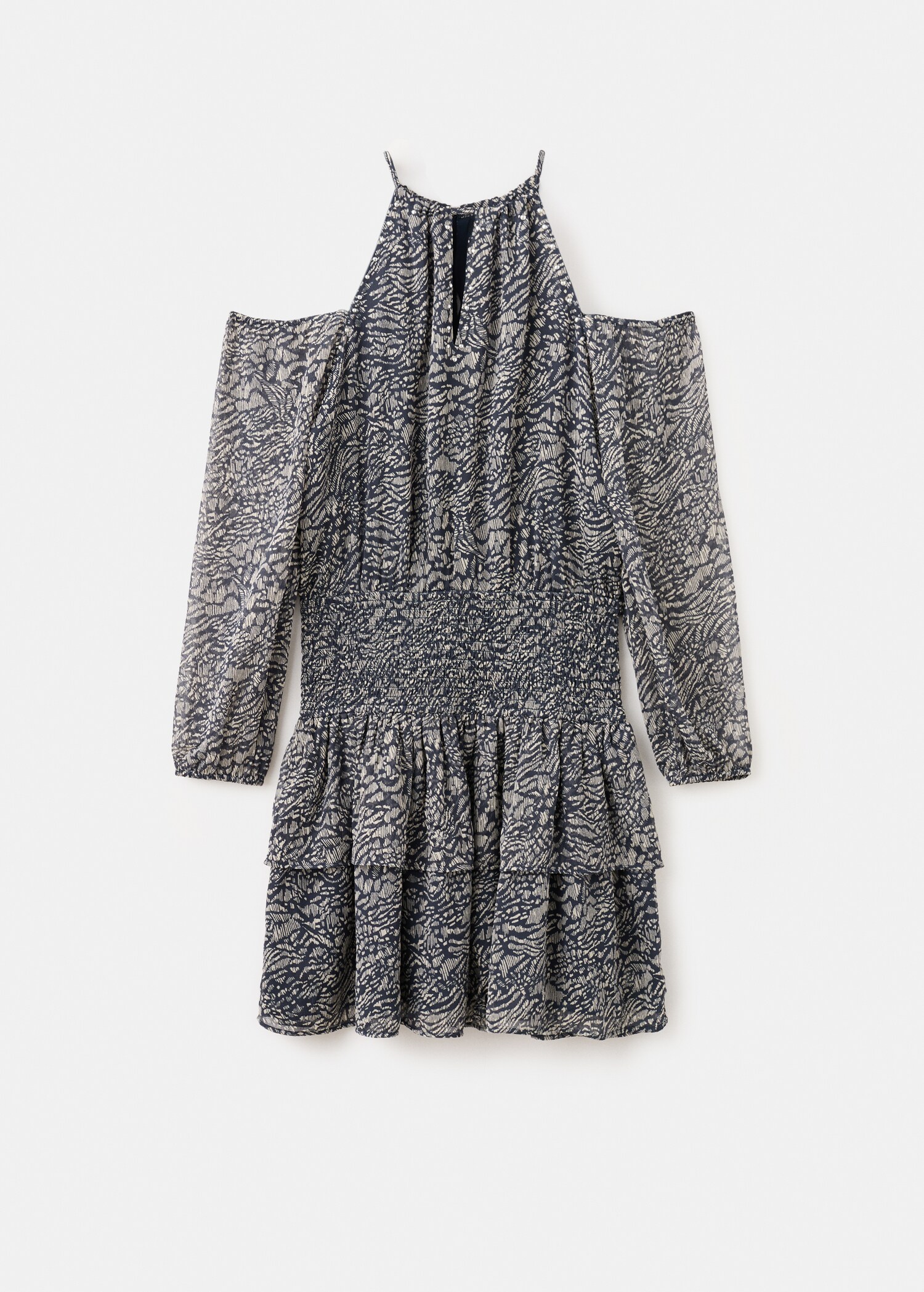 Cut-Out-Kleid mit Rüschen - Artikel ohne Model