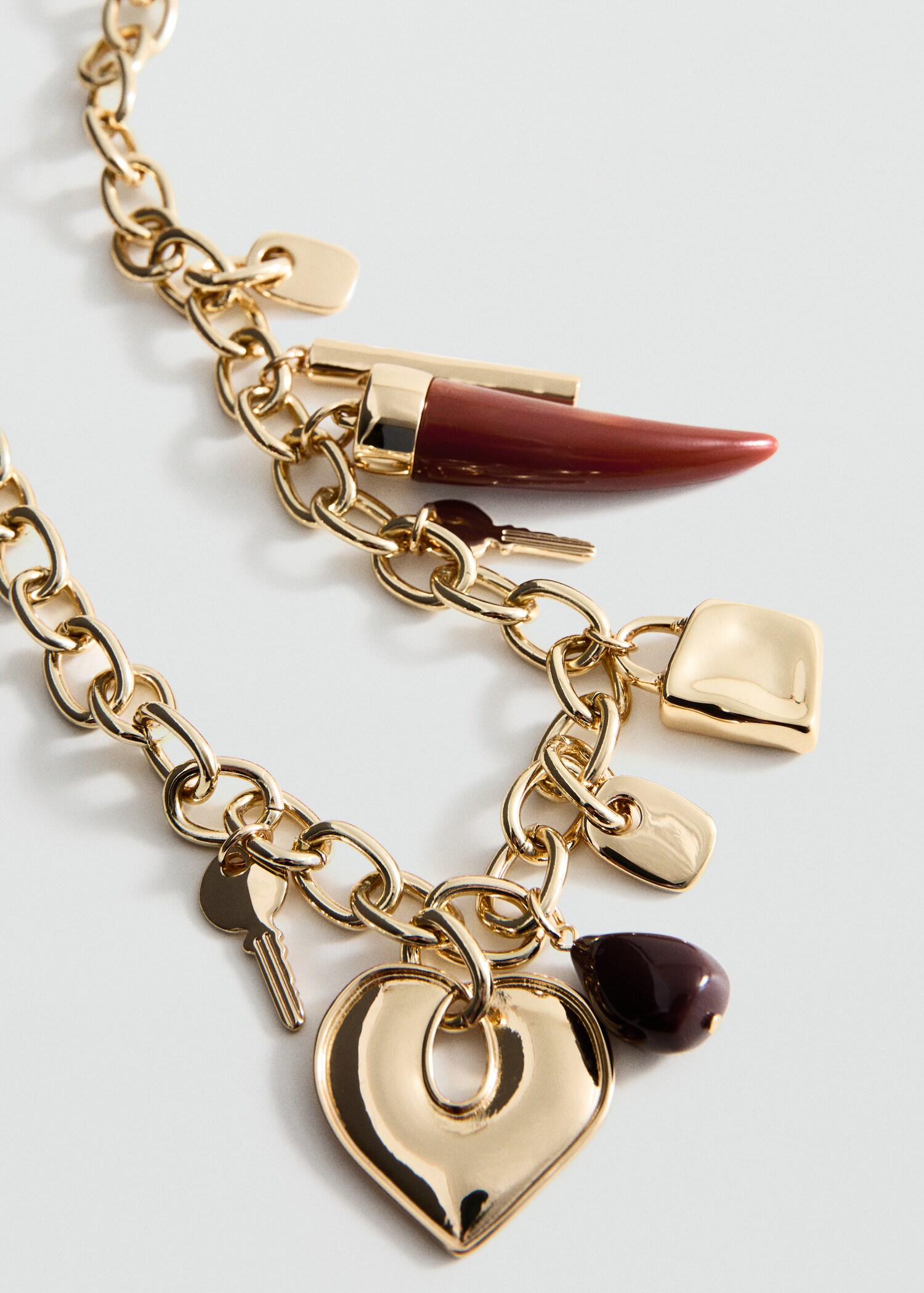 Collar penjoll cadena - Pla mig