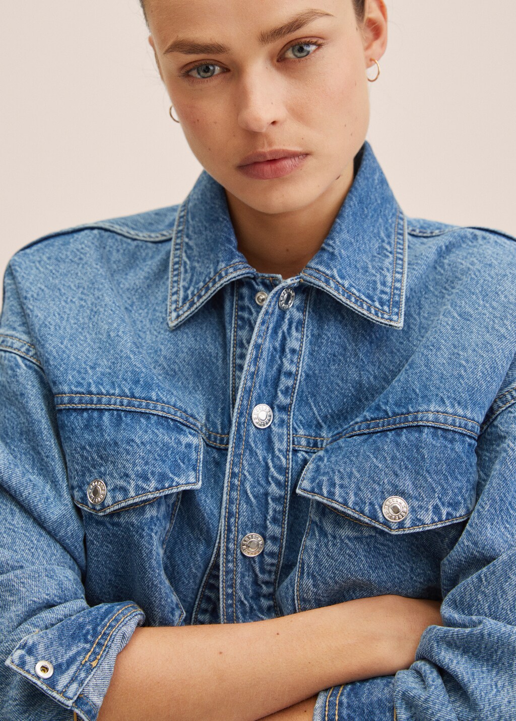 Chemise jean oversize femme hotsell